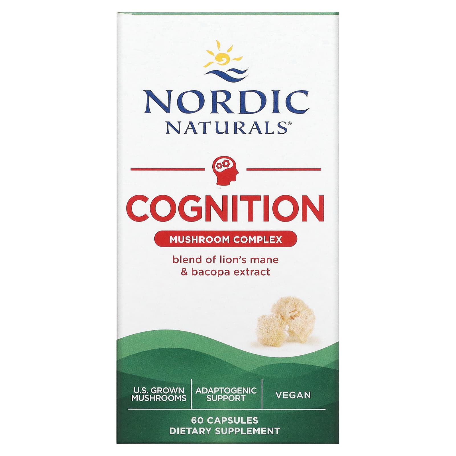 Nordic Naturals Комплекс грибов познания 60 капсул 4790₽