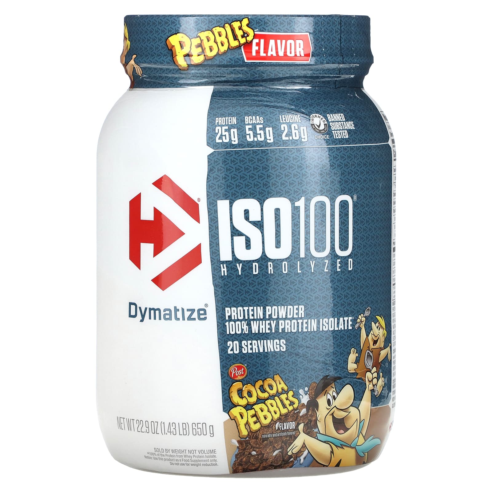 Dymatize ISO100 гидролизованный 100 изолят сывороточного протеина галька какао 640 г 14 фунта 6790₽