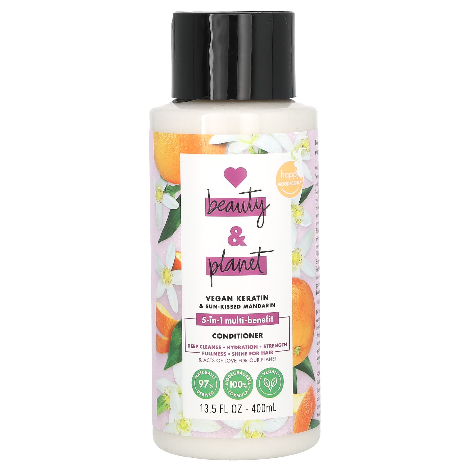 Love Beauty and Planet кондиционер веганский кератин и высушенный на солнце мандарин 400 мл 135 жидк унции 1890₽