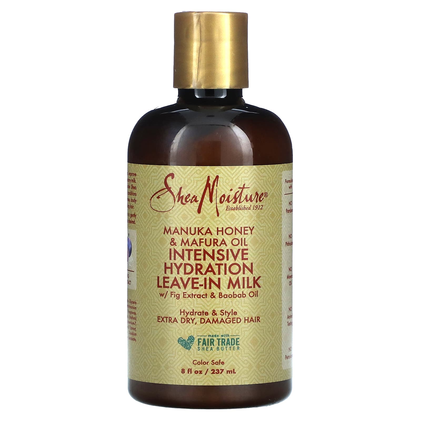 SheaMoisture Несмываемое молочко для интенсивного увлажнения с экстрактом инжира и маслом баобаба 237 мл 8 жидк Унций 2190₽