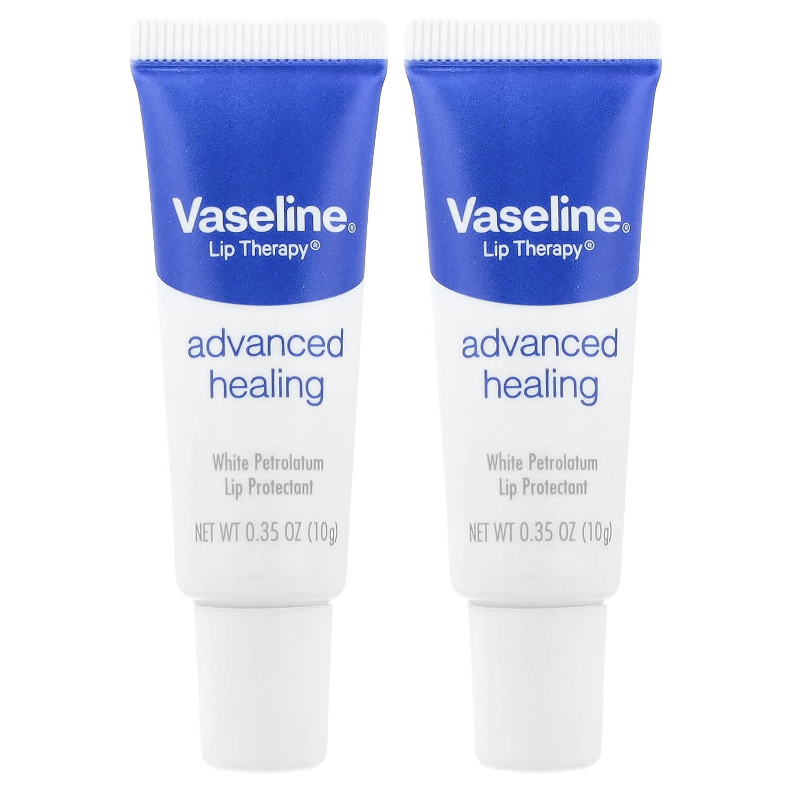 Vaseline Lip Therapy улучшенное заживление 2 тюбика 10 г 035 унции 1590₽