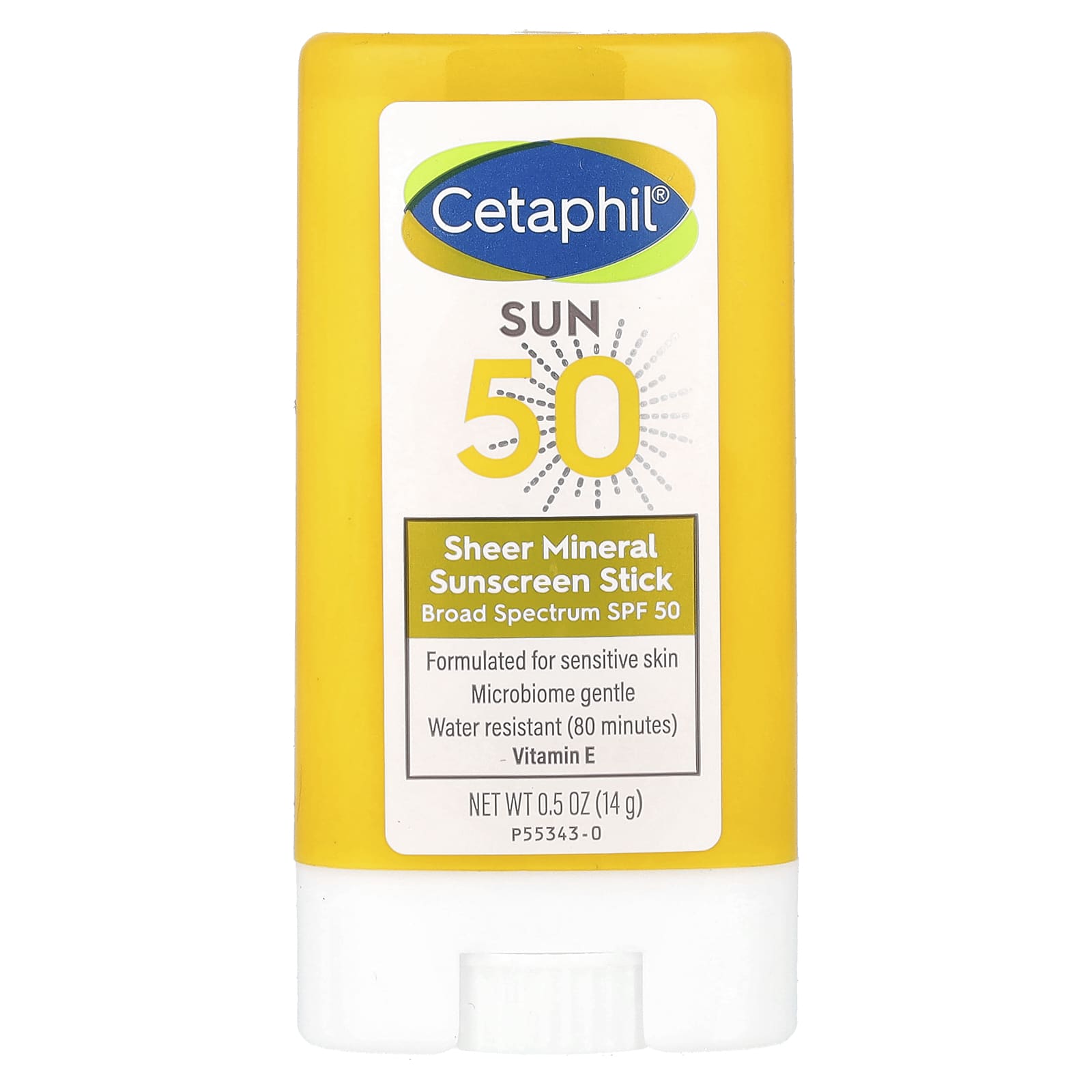 Cetaphil Минеральный солнцезащитный стик-стик SPF 50 14 г 05 унции 1990₽