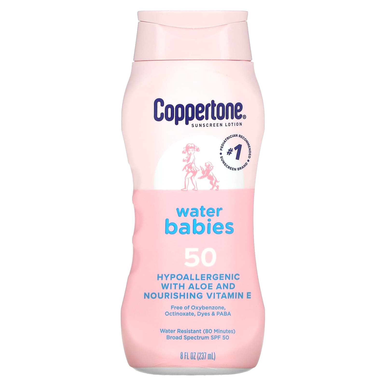 Coppertone Солнцезащитный лосьон Water Babies SPF 50 237 мл 8 жидк Унций 2190₽