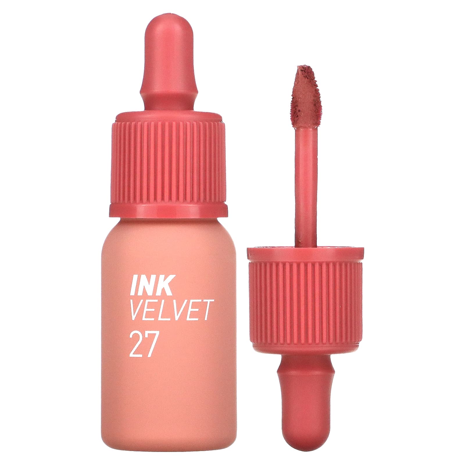 Peripera Ink Velvet тинт для губ оттенок 27 клубничный нюдовый 4 г 014 унции 2090₽