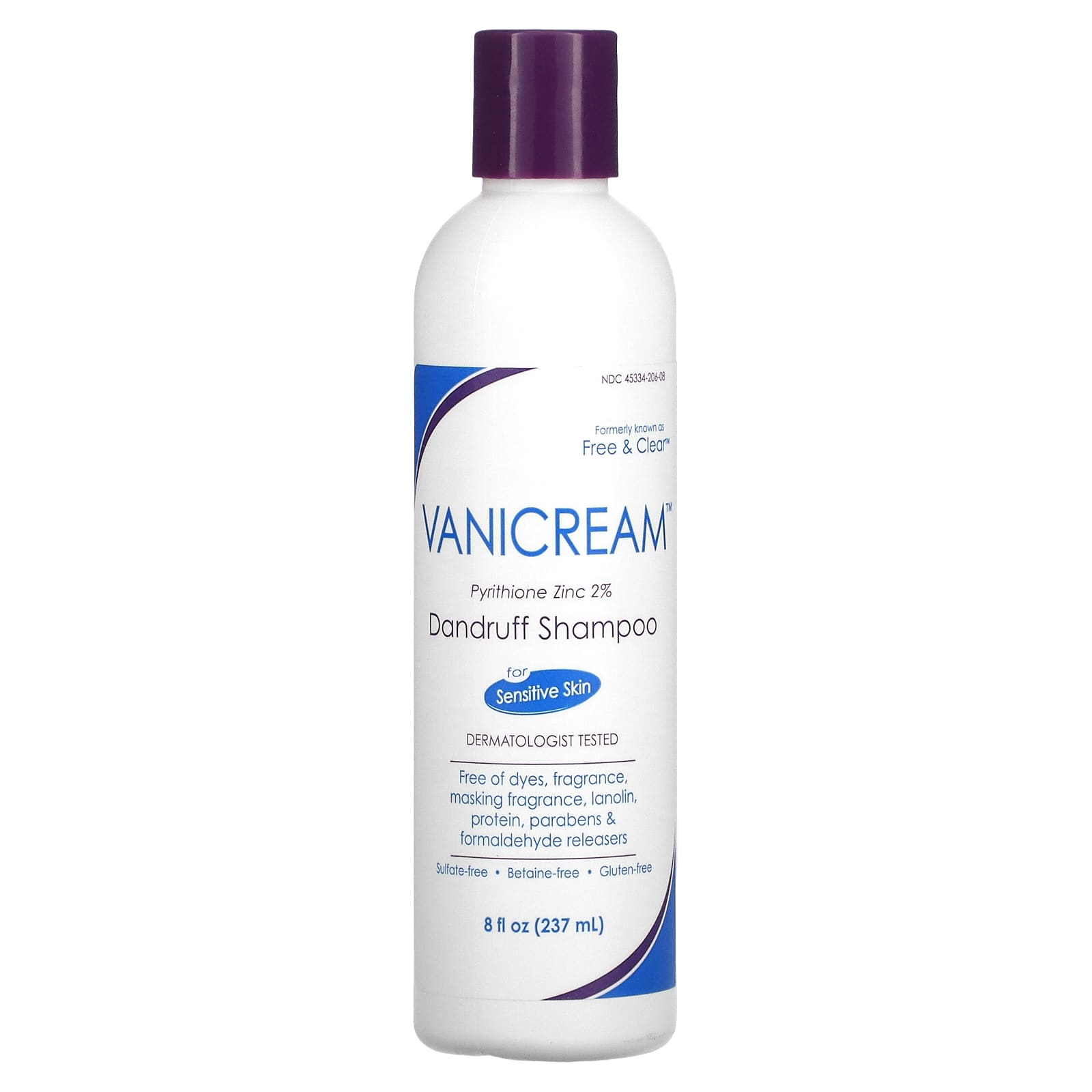 Vanicream Dandruff Shampoo For Sensitive Skin 8 fl oz 237 ml 2590₽