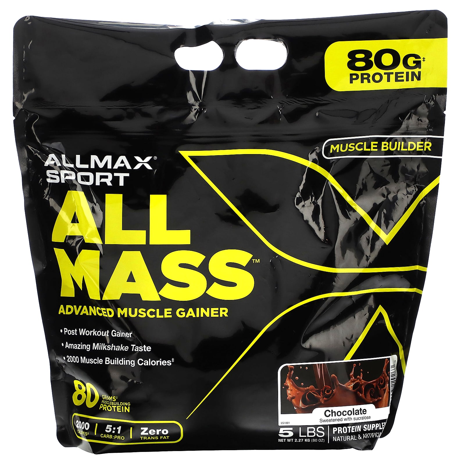 ALLMAX Sport ALLMASS средство для наращивания мышечной массы шоколад 227 кг 5 фунтов 7590₽