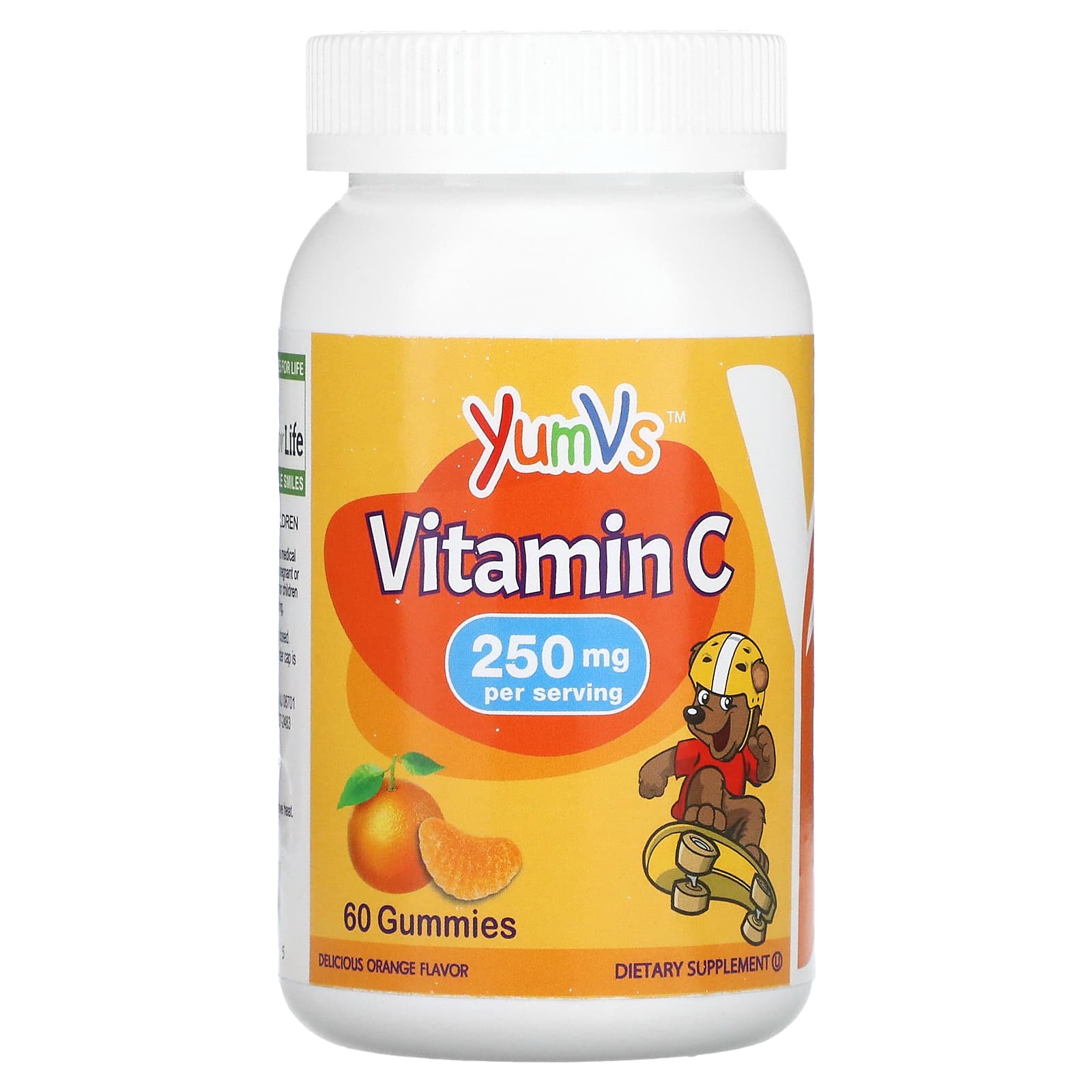 YumVs Kids Vitamin C Delicious Orange 250 mg 60 Gummies 2490₽