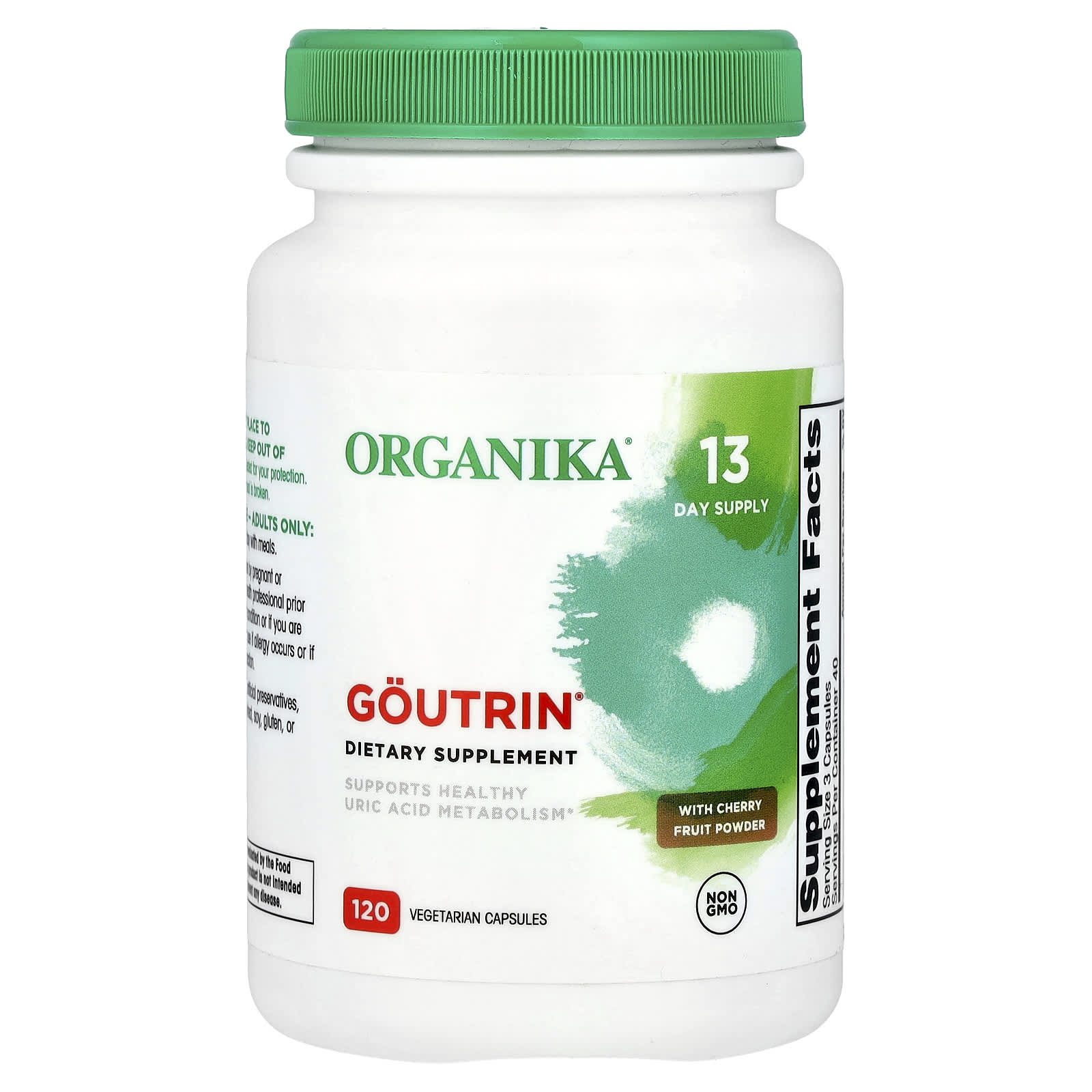 Organika Goutrin с порошком из плодов вишни 120 вегетарианских капсул 3090₽