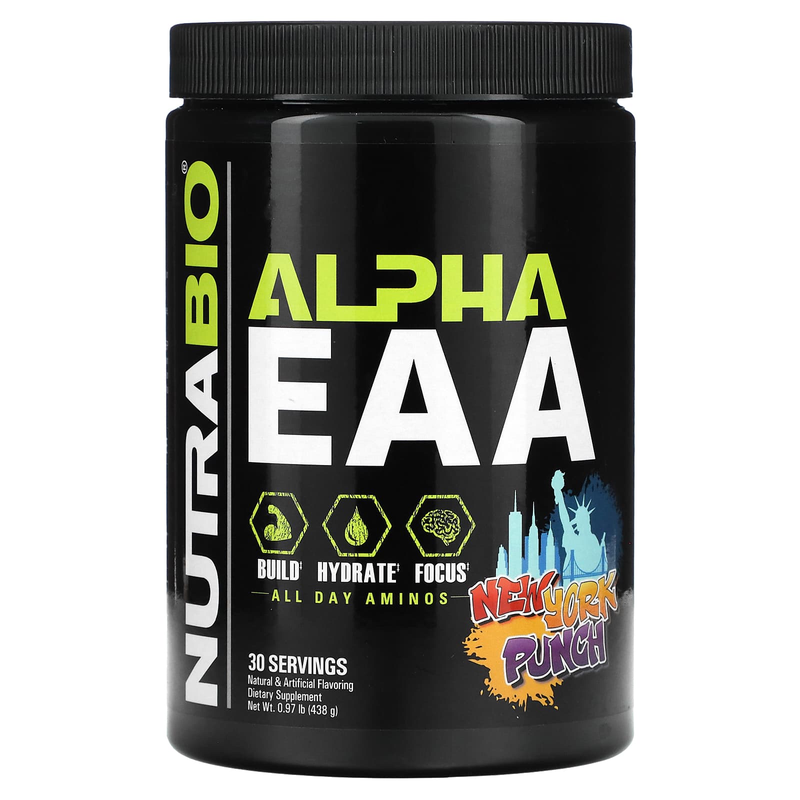 NutraBio Alpha EAA New York Punch 438 г 097 фунта 7590₽