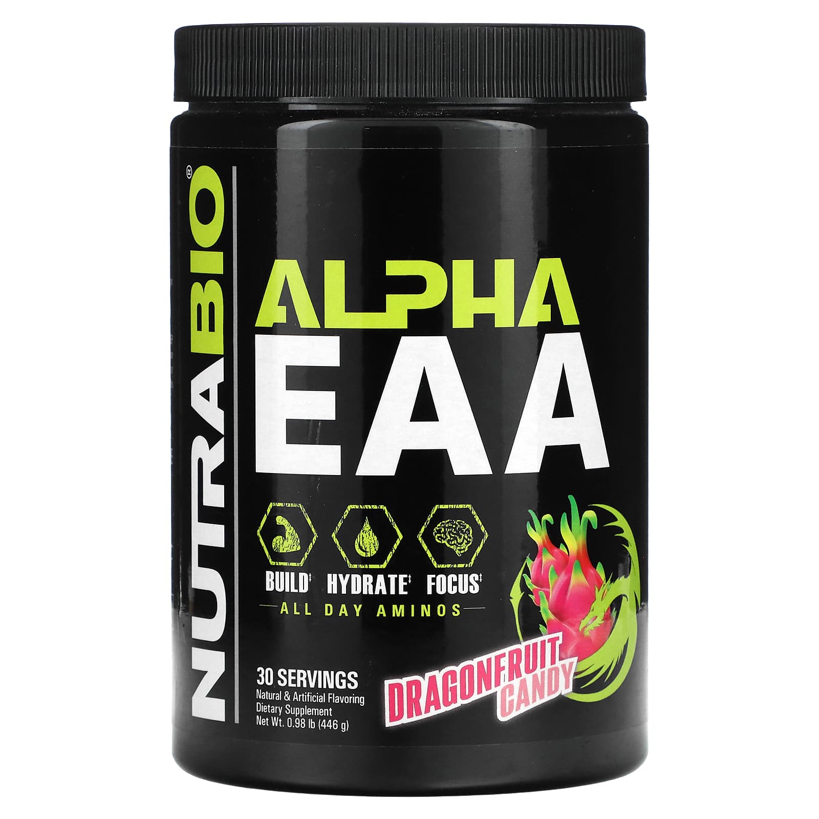 NutraBio Alpha EAA конфеты из драконьего фрукта 446 г 098 фунта 7590₽