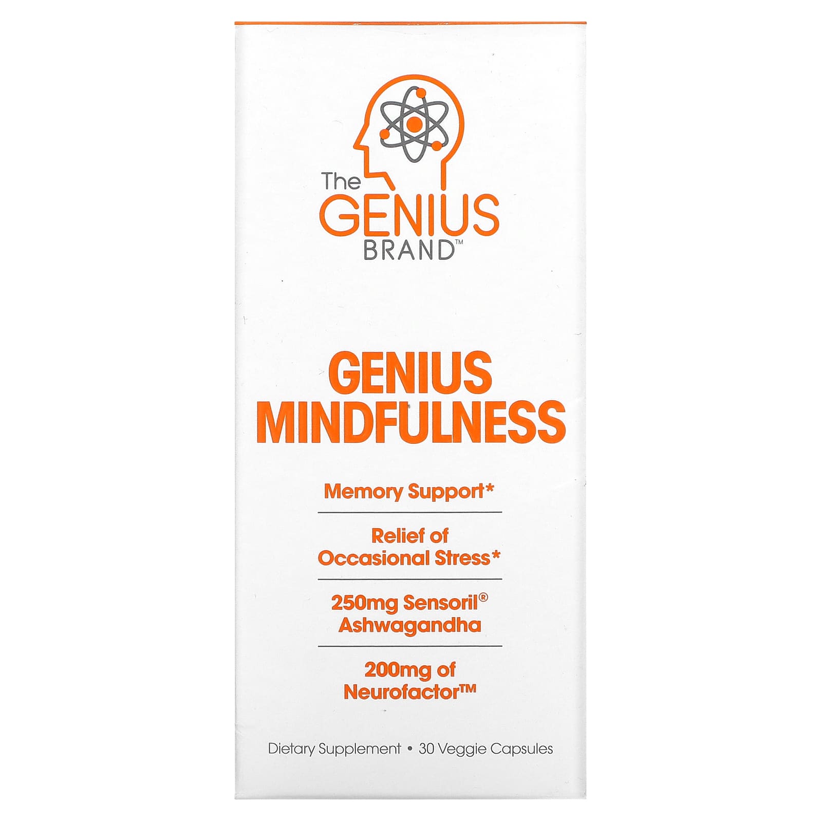 The Genius Brand Genius Mindfullness 30 растительных капсул 7590₽