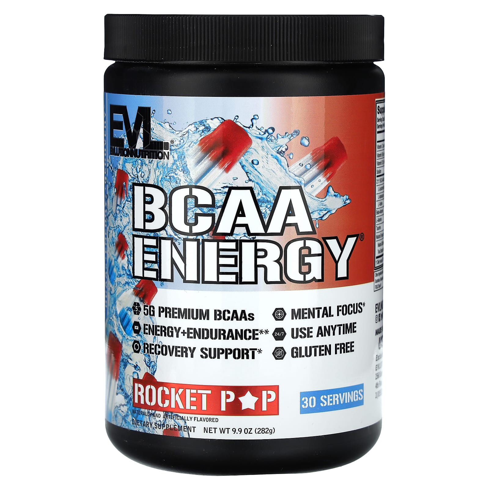 EVLution Nutrition BCAA Energy со вкусом BCAA 282 г 99 унции 4290₽