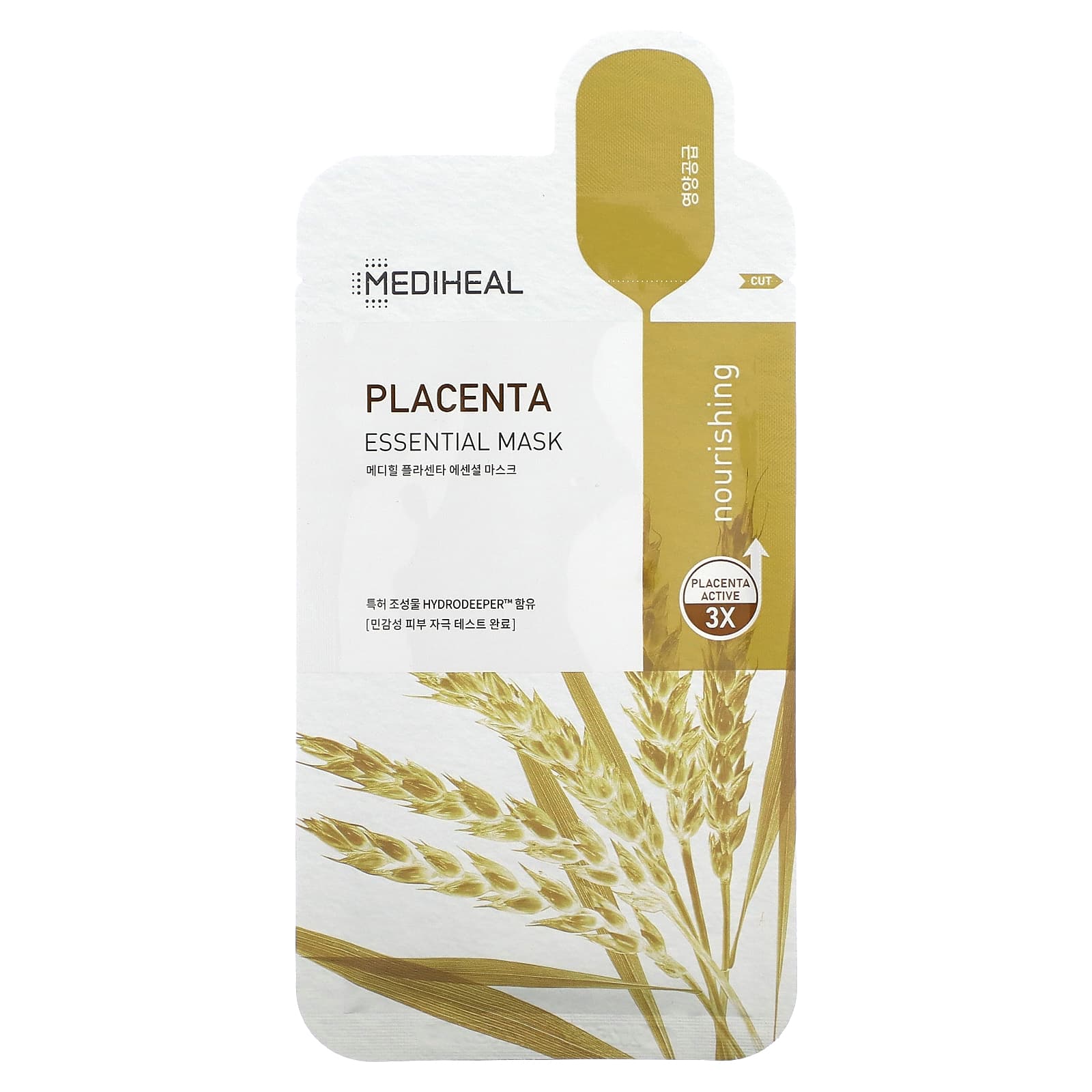 MEDIHEAL Placenta Essential Beauty Mask 1 шт 24 мл 081 жидк Унции 1390₽