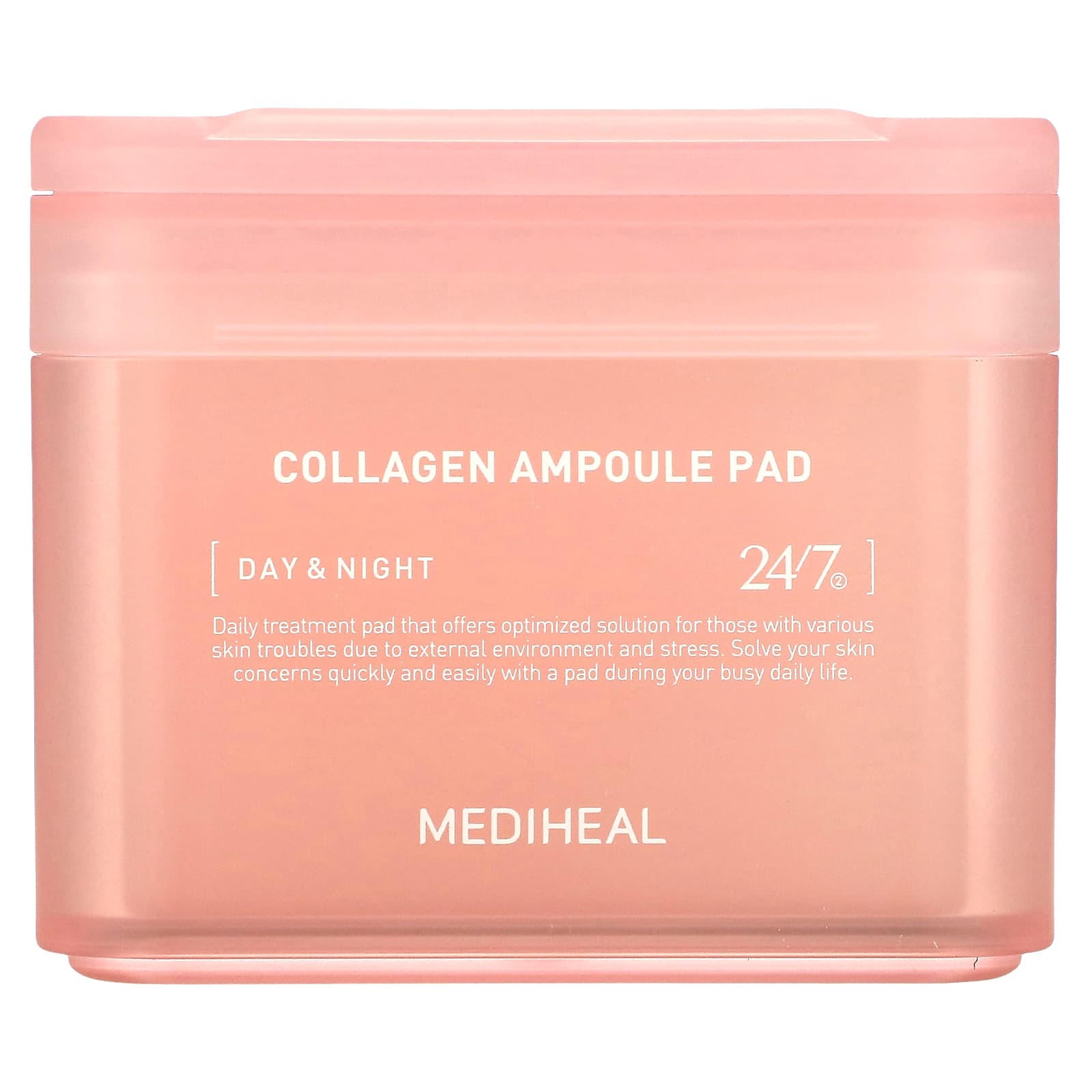 MEDIHEAL, Collagen Ampoule Pad, 100 шт., 170 мл (5,74 жидк. Унции)