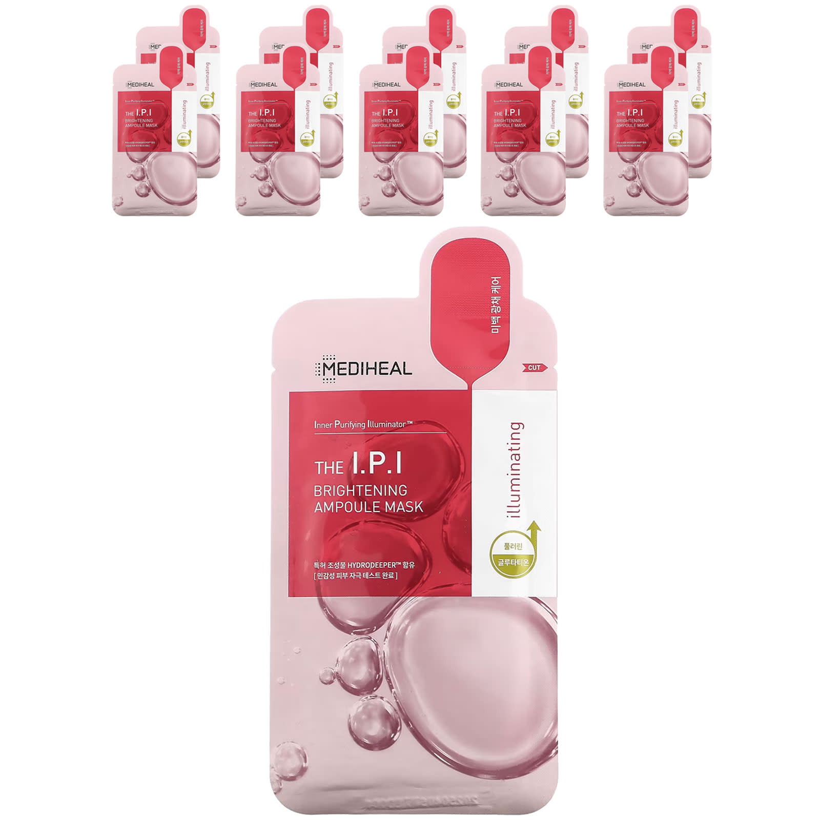 MEDIHEAL The IPI осветляющая маска для лица с ампулами 10 шт По 25 мл 084 жидк Унции 4590₽