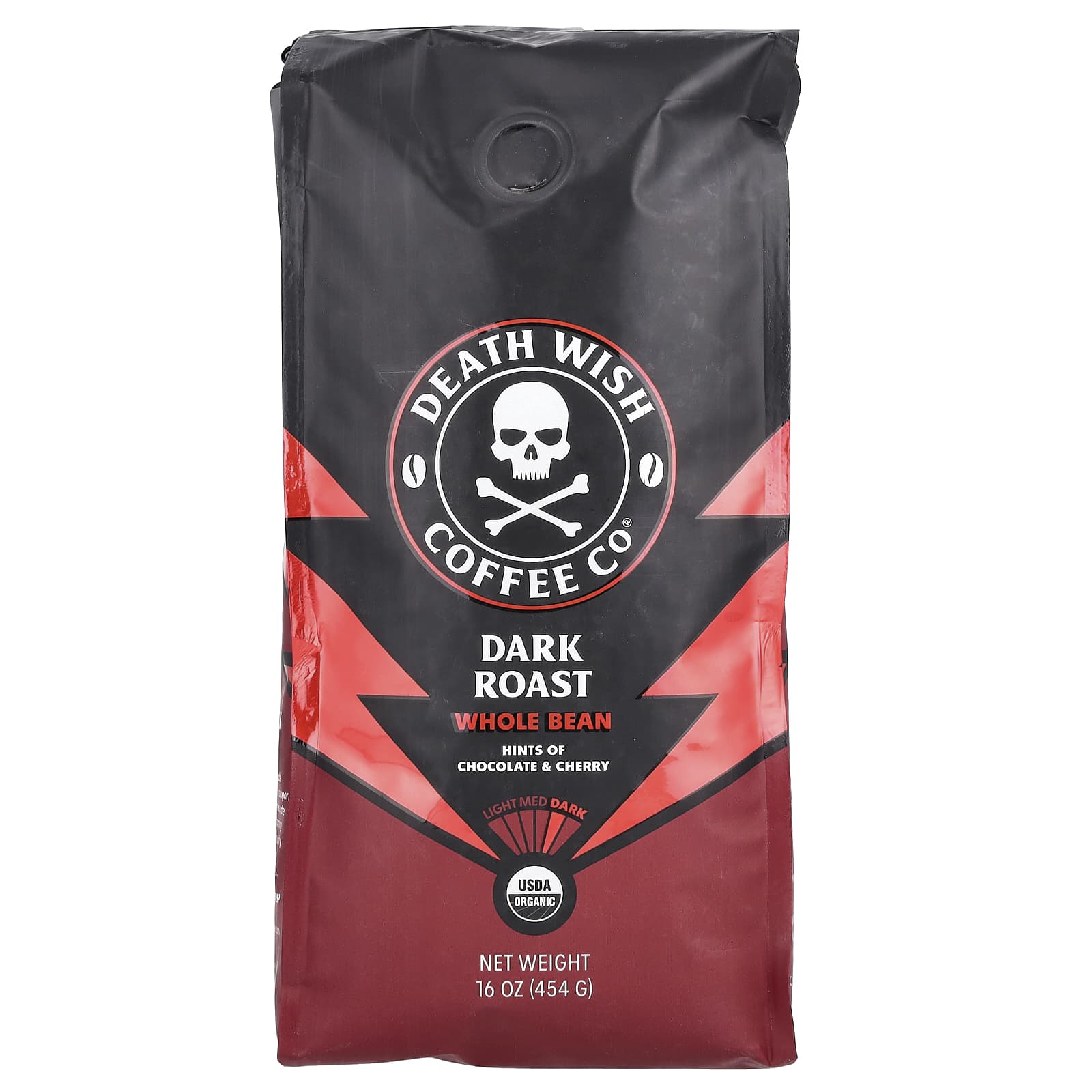 Death Wish Coffee Цельные бобы темная обжарка 454 г 16 унций 4090₽