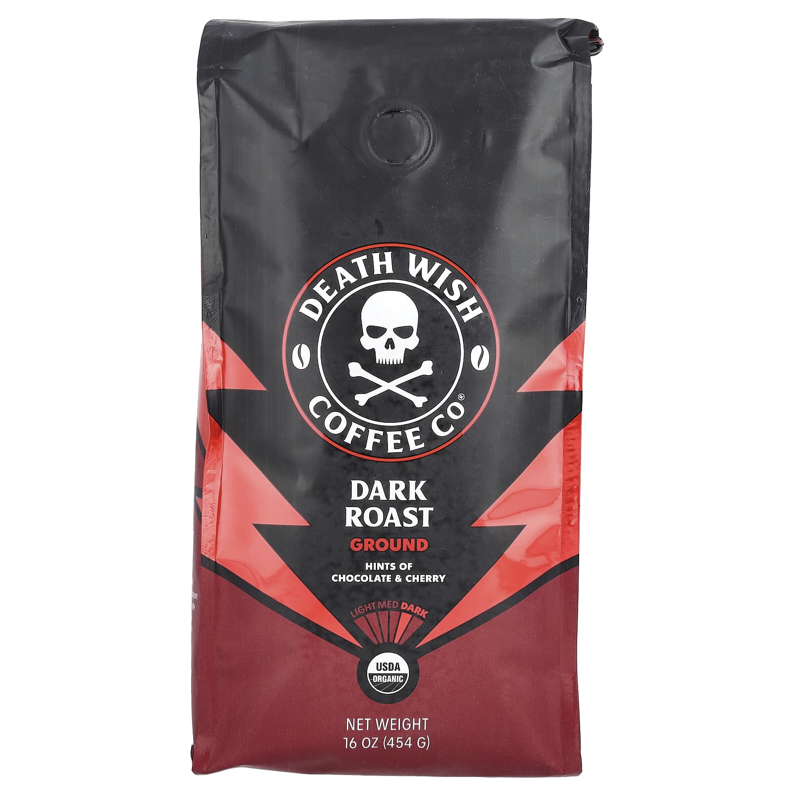 Death Wish Coffee Молотый темная обжарка 454 г 16 унций 4090₽