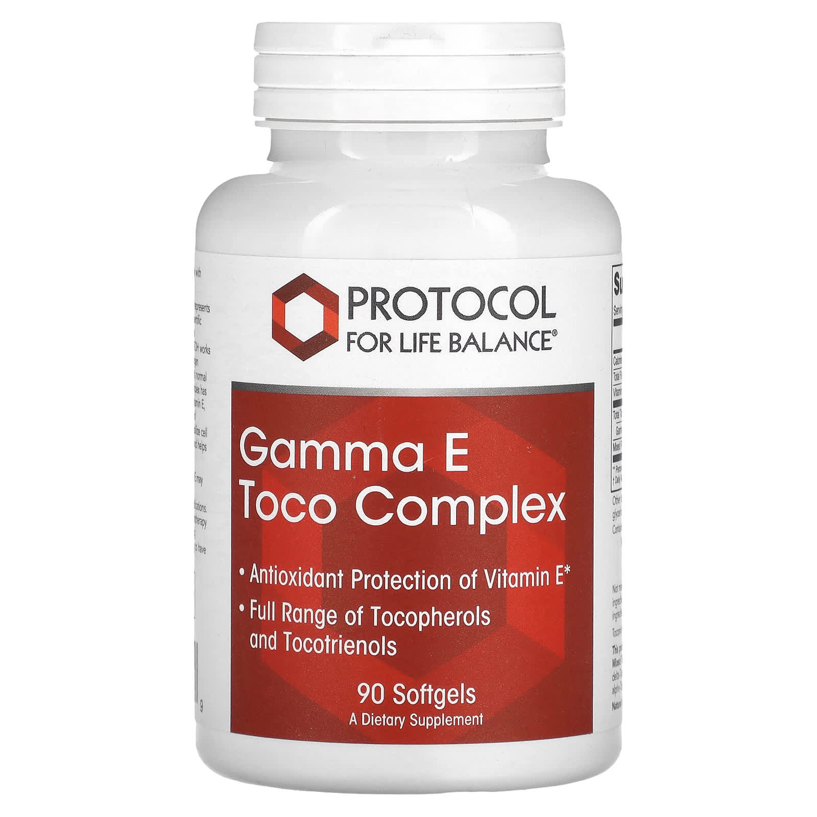 Protocol for Life Balance Gamma E Toco Complex 90 мягких таблеток 6890₽