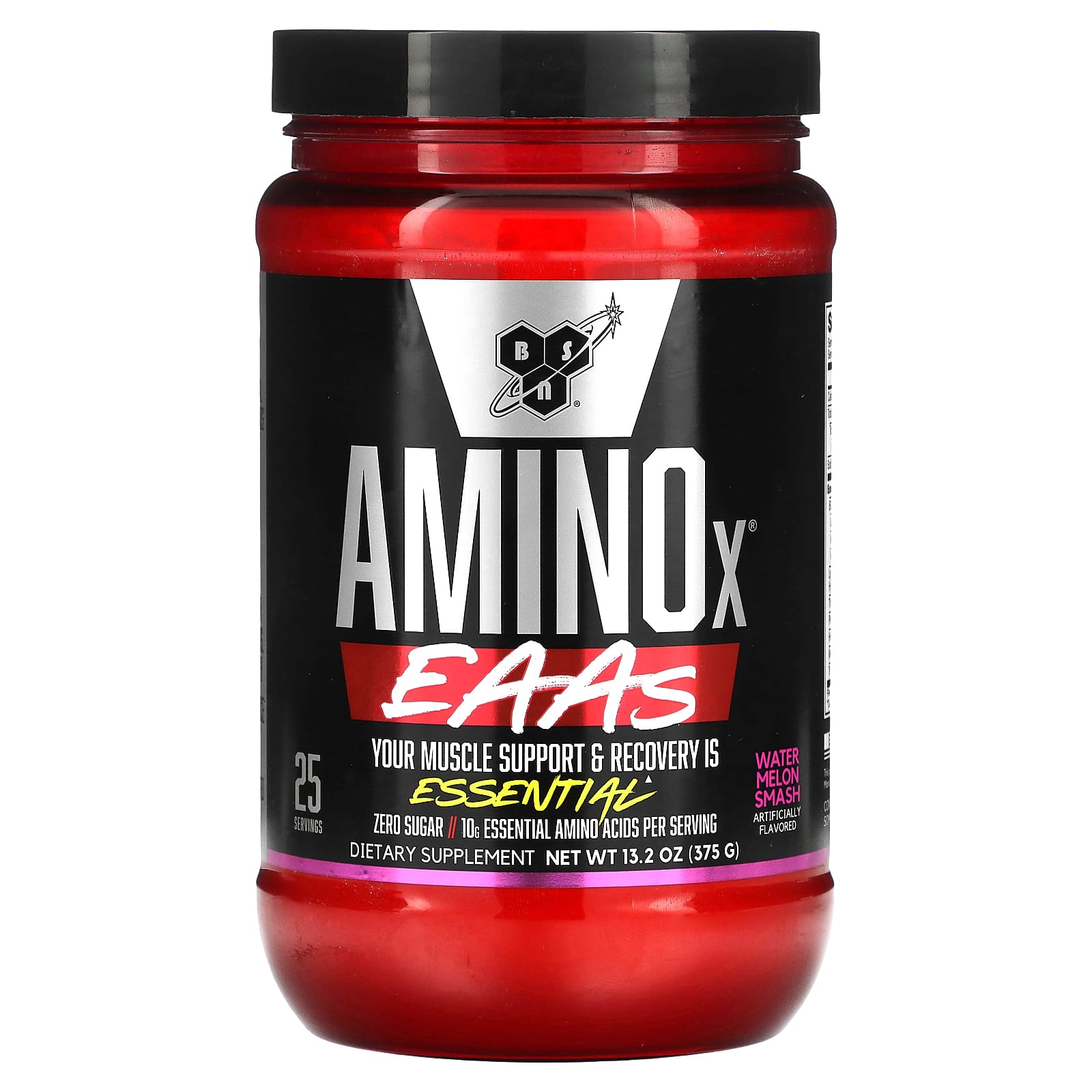 BSN AminoX EAAs Watermelon Smash на основе арбуза поддержка и восстановление мышц 375 г 132 унции 4390₽
