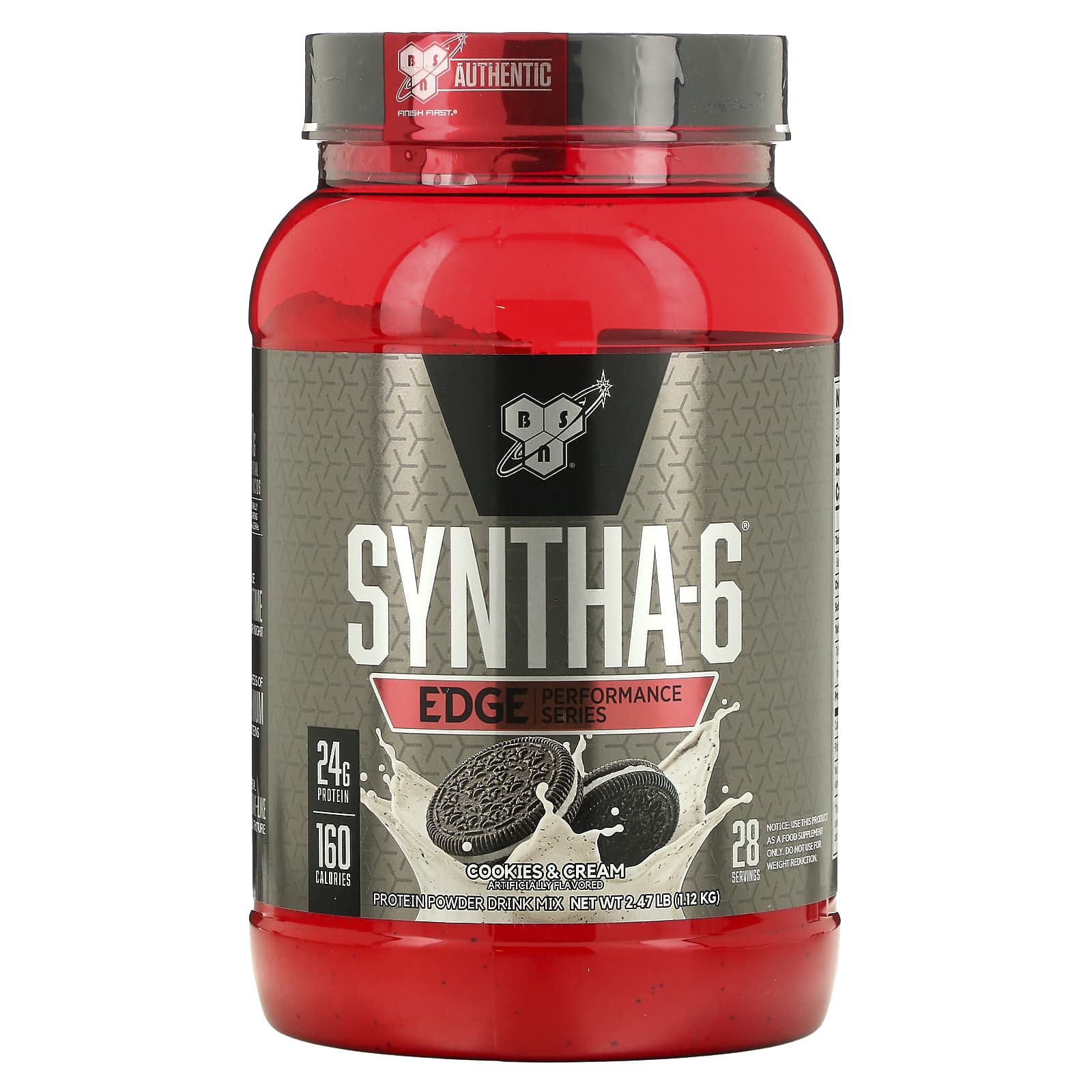 BSN Syntha-6 Edge протеиновая порошковая смесь печенье и сливки 112 кг 247 фунта 8090₽