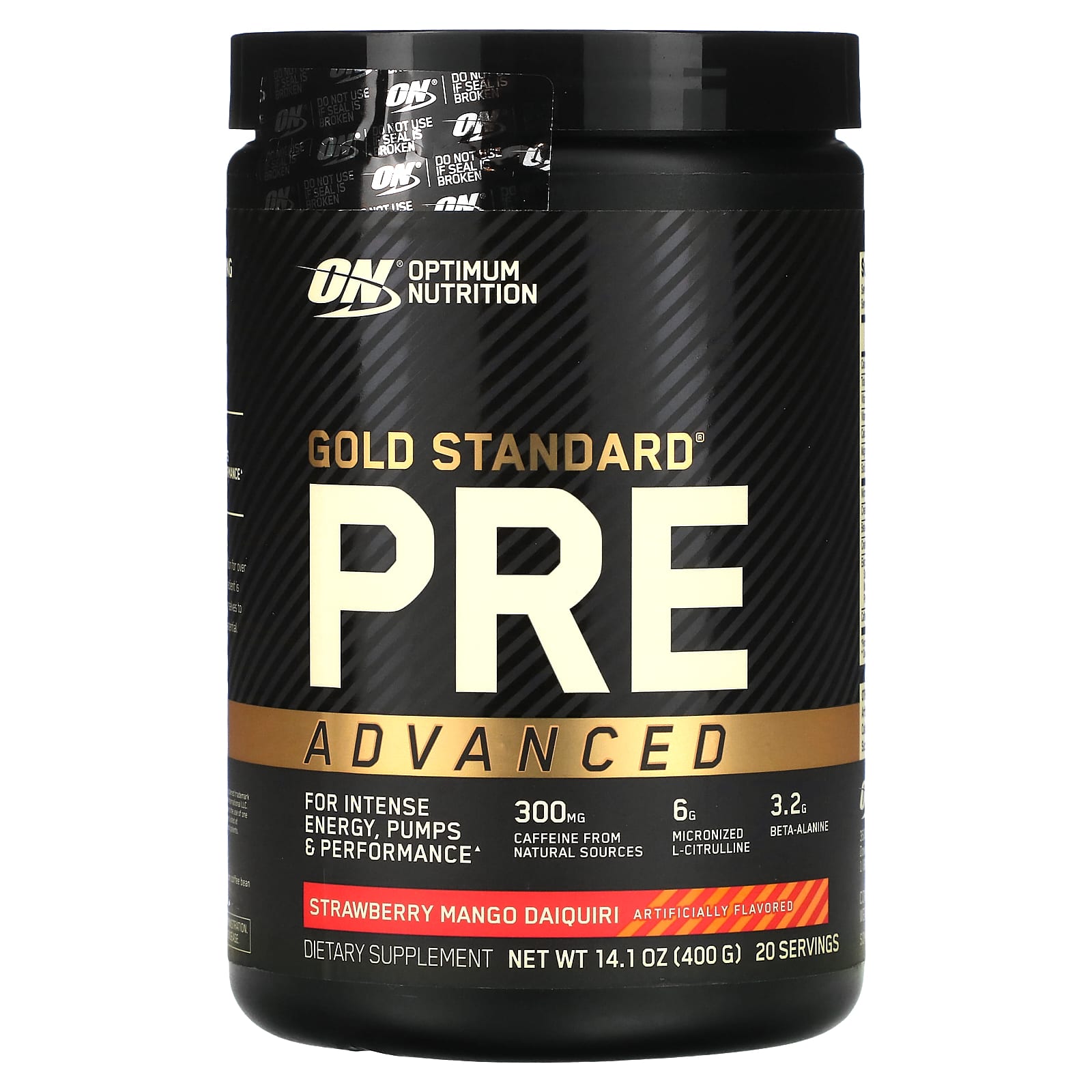 Optimum Nutrition Gold Standard Pre Advanced дайкири с клубникой и манго 400 г 141 унции 8990₽