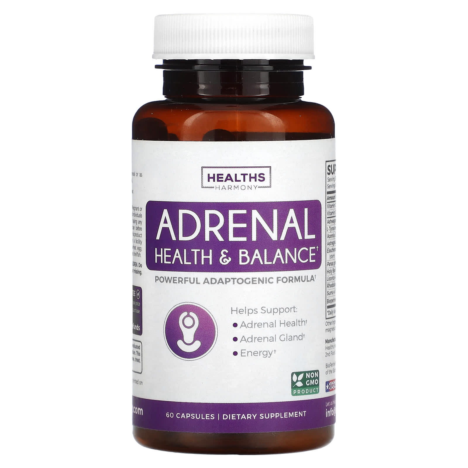 Healths Harmony Здоровье и баланс надпочечников 60 капсул 3990₽