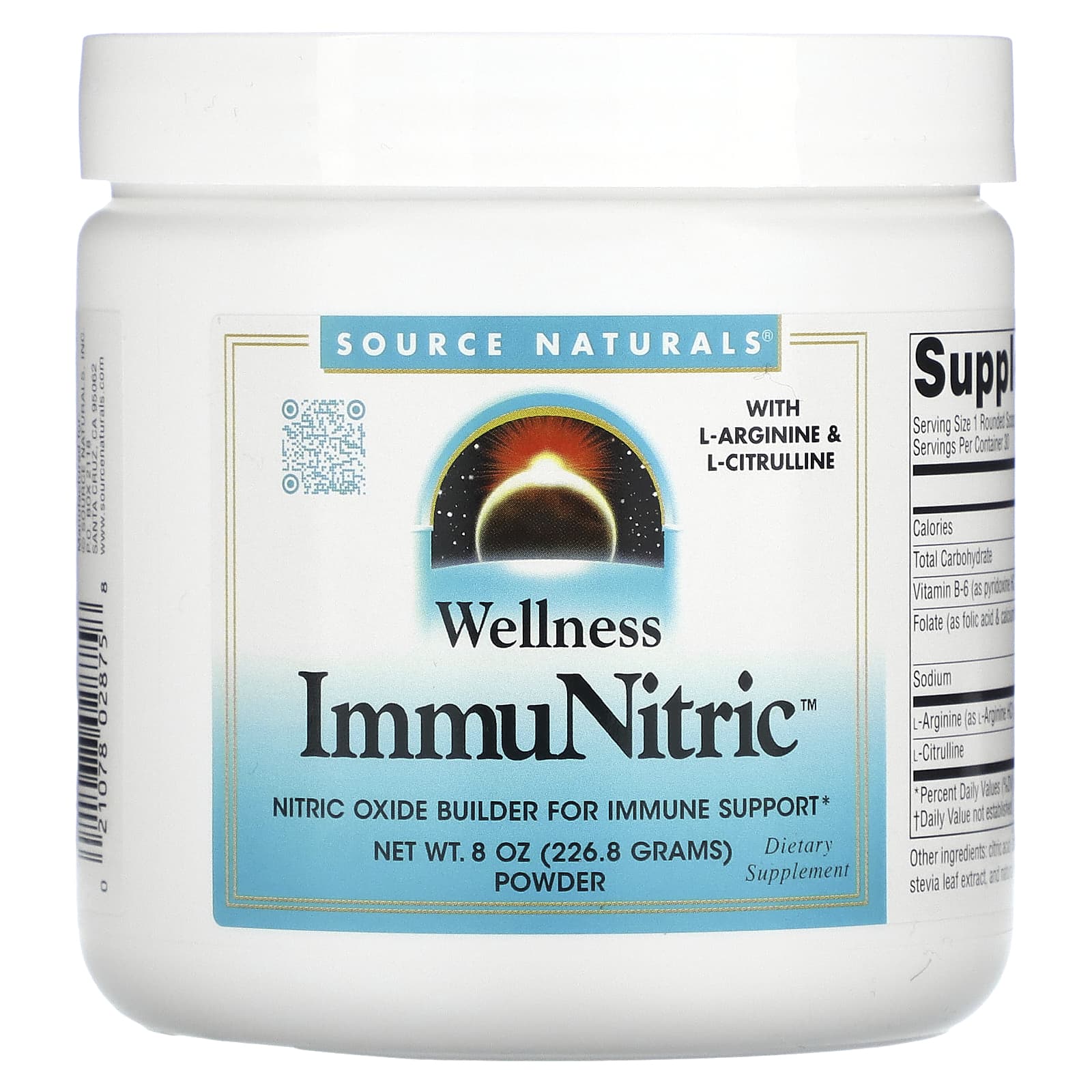Source Naturals Wellness ImmuNitric в порошке 2268 г 8 унций 3590₽