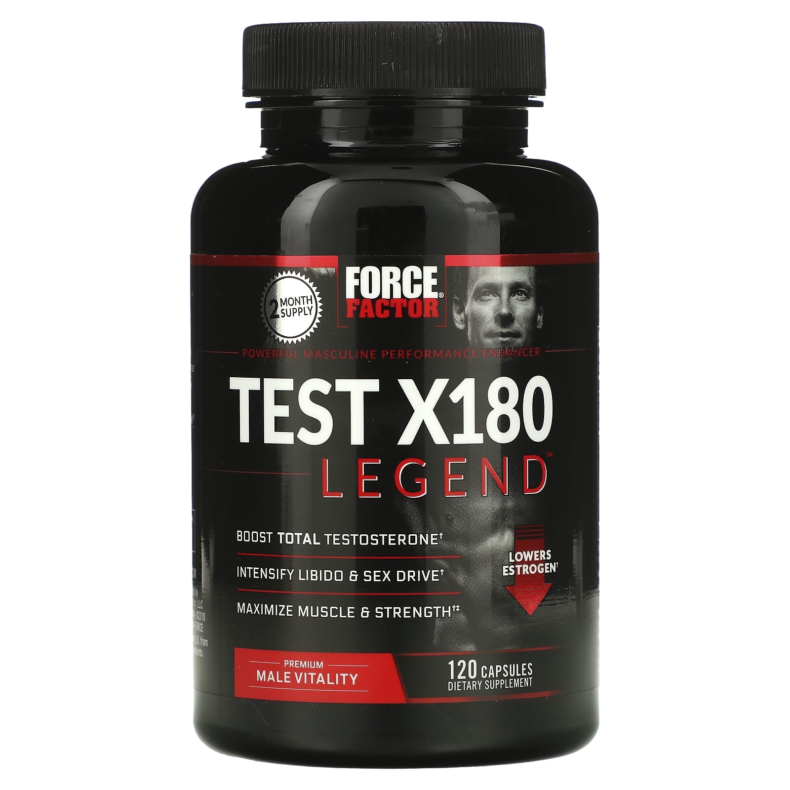 Force Factor Test X180 Legend усилитель тестостерона 120 капсул 6690₽