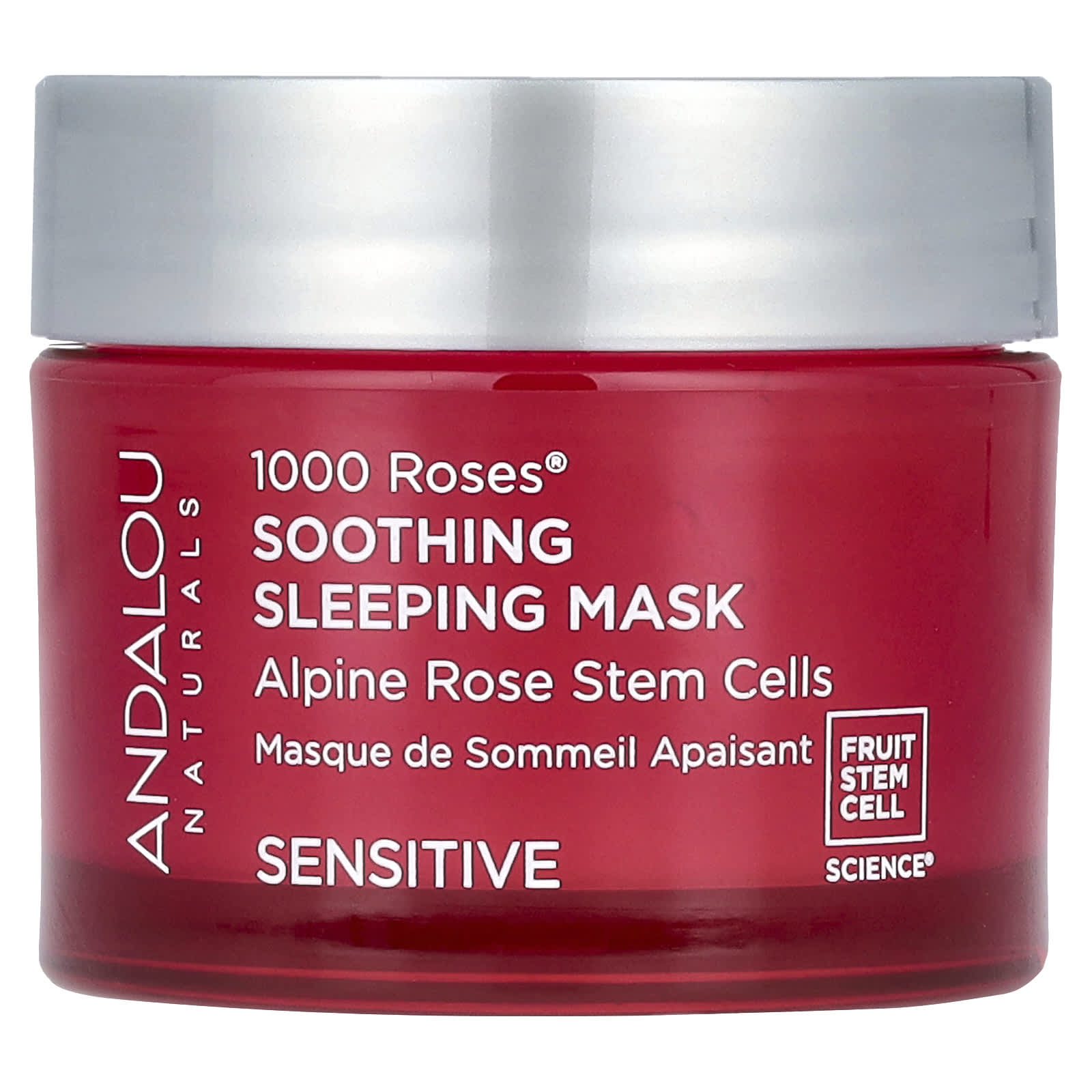 Andalou Naturals 1000 Roses успокаивающая маска для сна для чувствительной кожи 50 мл 17 жидк Унции 3390₽