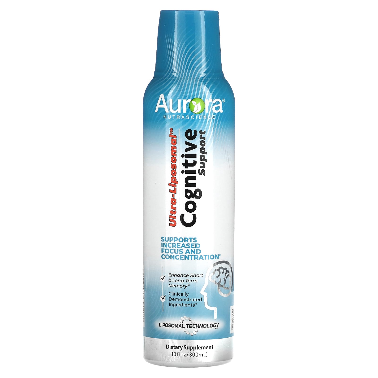 Aurora Nutrascience Ультралипосомальная поддержка когнитивных функций 300 мл 10 жидк Унций 8890₽