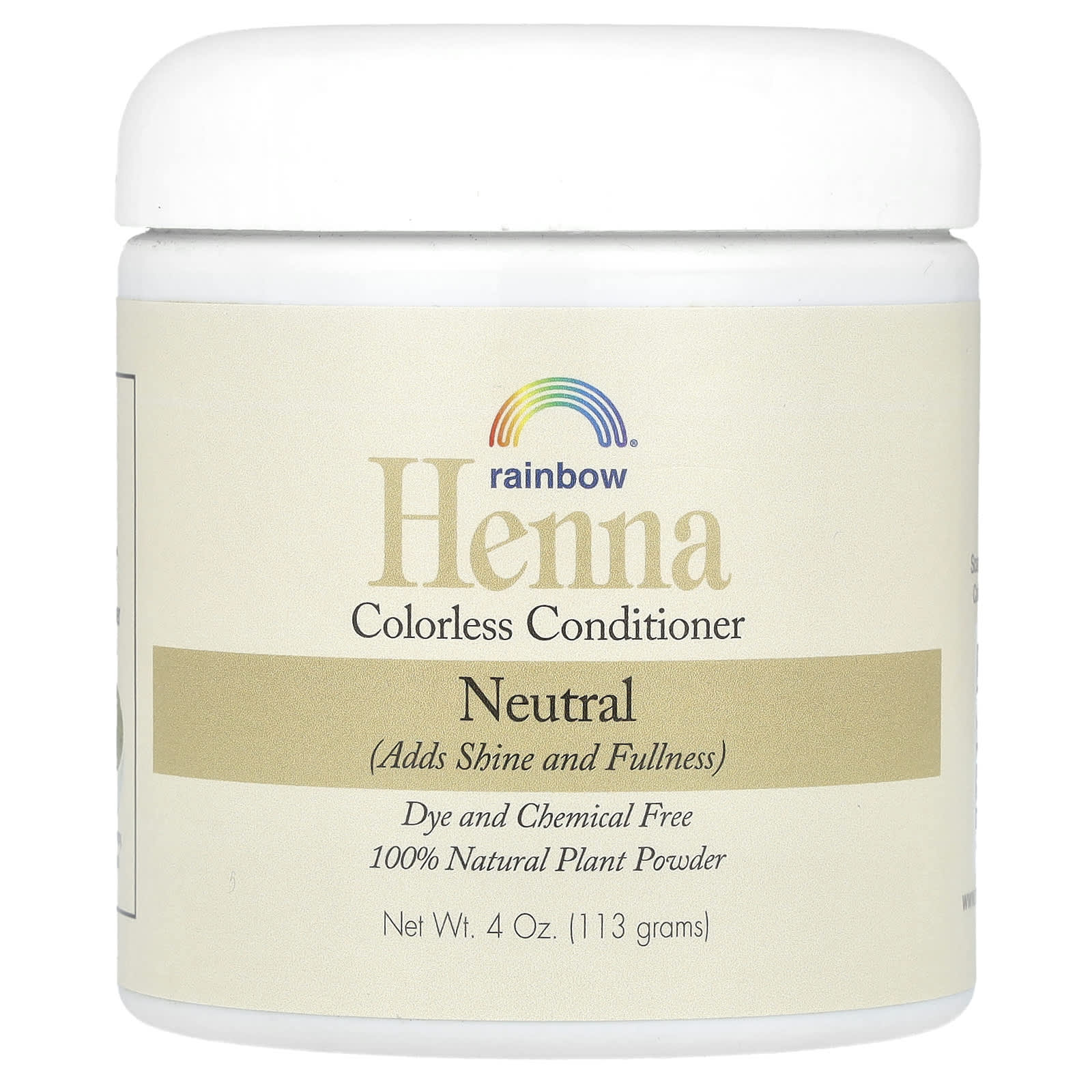 Rainbow Research Persian Neutral бесцветный кондиционер придает блеск и объем 4 унции 113 г 1790₽