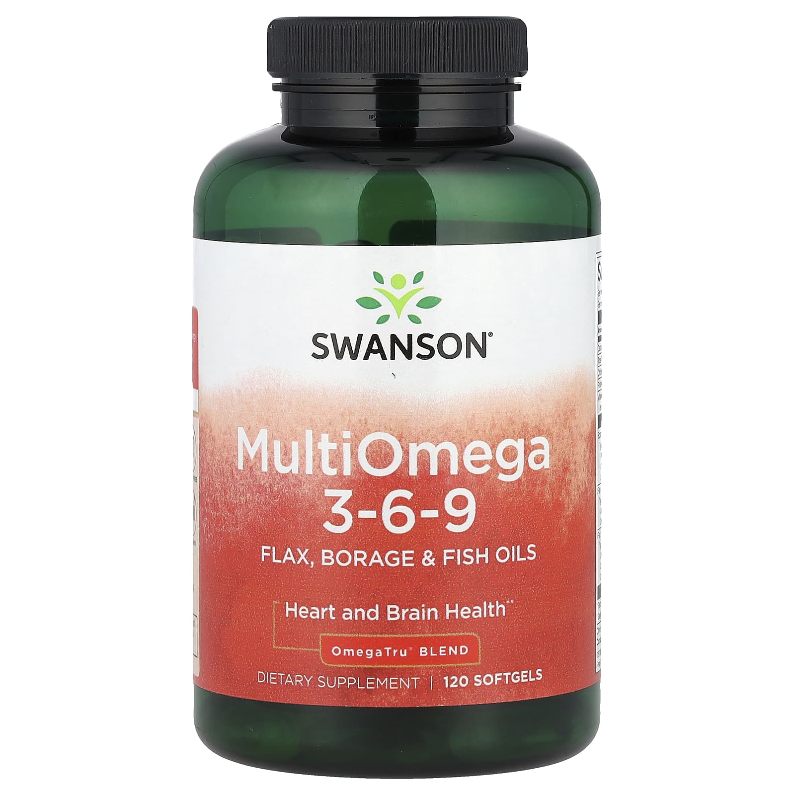Swanson MultiOmega 3-6-9 120 мягких таблеток 2490₽