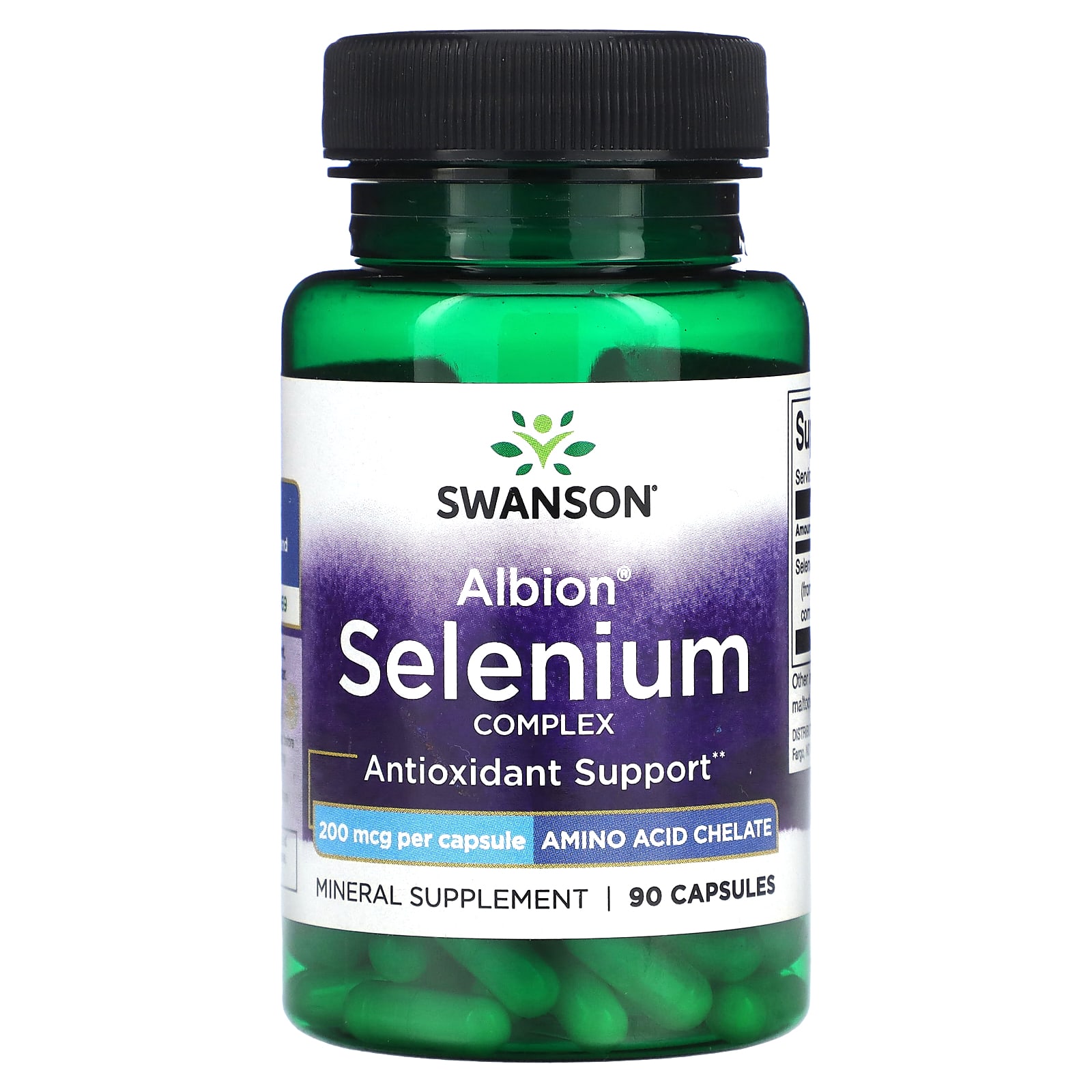 Swanson Albion Selenium Complex 200 мкг 90 капсул 1490₽