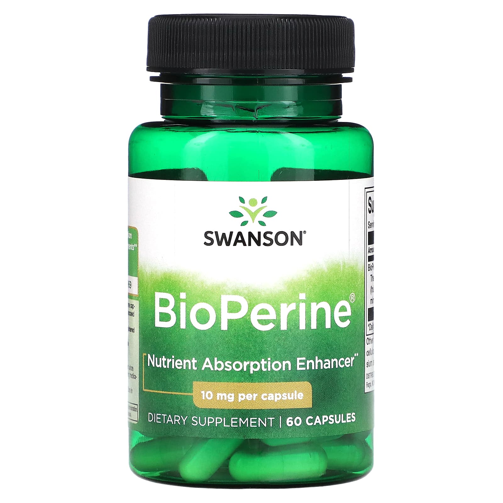 Swanson BioPerine 10 мг 60 капсул 1790₽