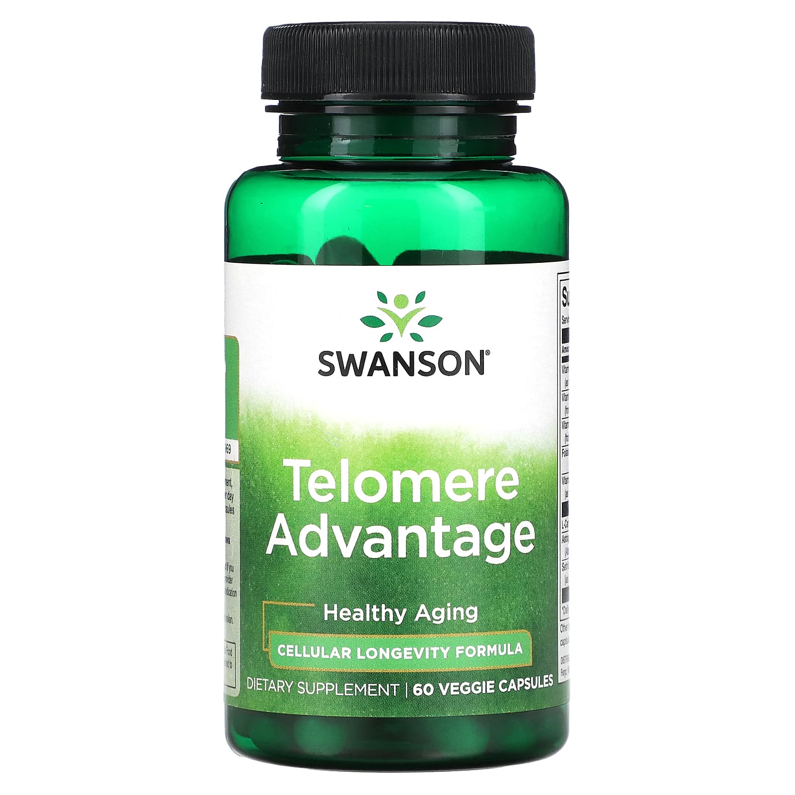 Swanson Telomere Advantage 60 растительных капсул 3490₽