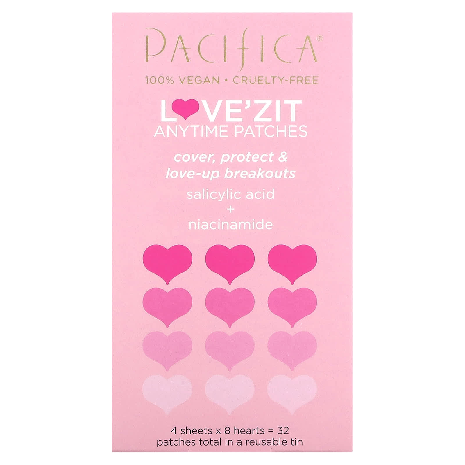 Pacifica LoveZit Anytime 32 шт 2890₽