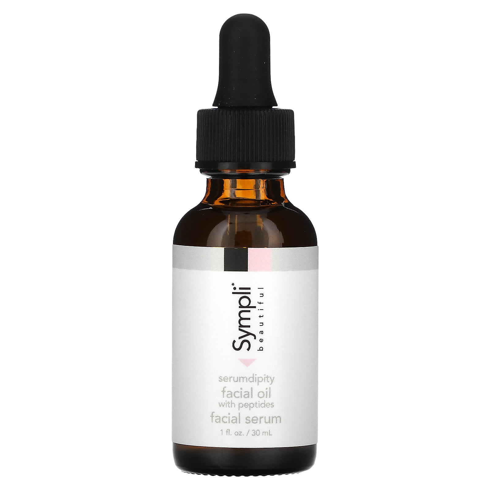 Sympli Beautiful, Serumdipity, омолаживающее масло для лица с пептидами, 30 мл (1 жидк. унция)