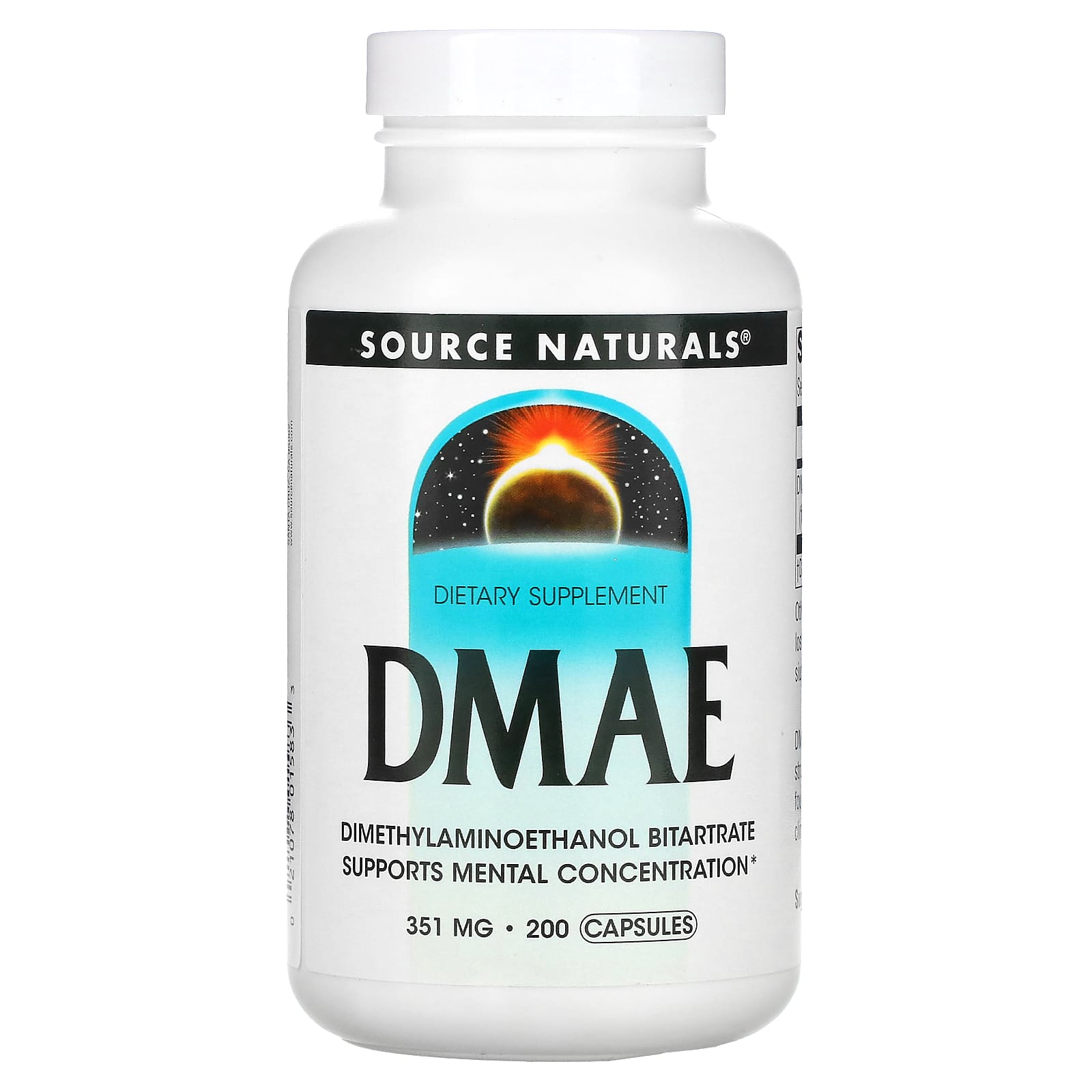 Source Naturals ДМАЭ 351 мг 200 капсул 3890₽