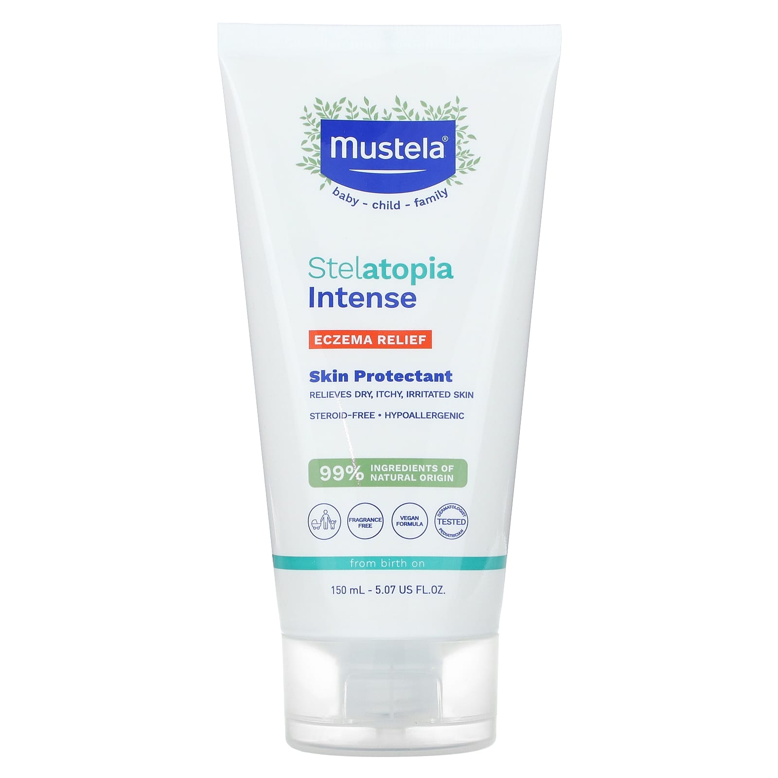Mustela Stelatopia Intense средство от экземы средство для защиты кожи без отдушек 150 мл 507 жидк Унции 4390₽