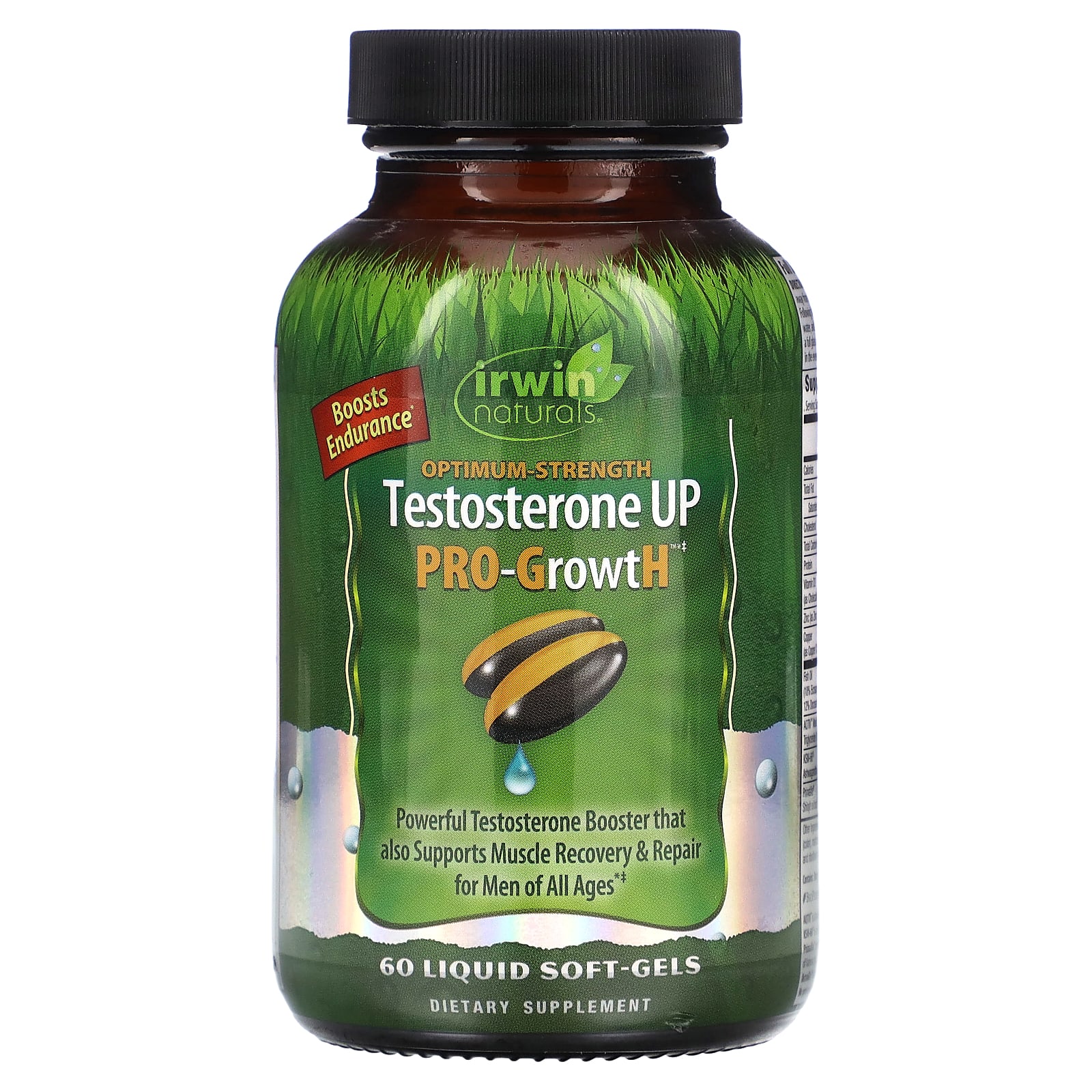 Irwin Naturals Optimum-Strength Testosterone UP Pro-GrowtH 60 мягких таблеток 6690₽