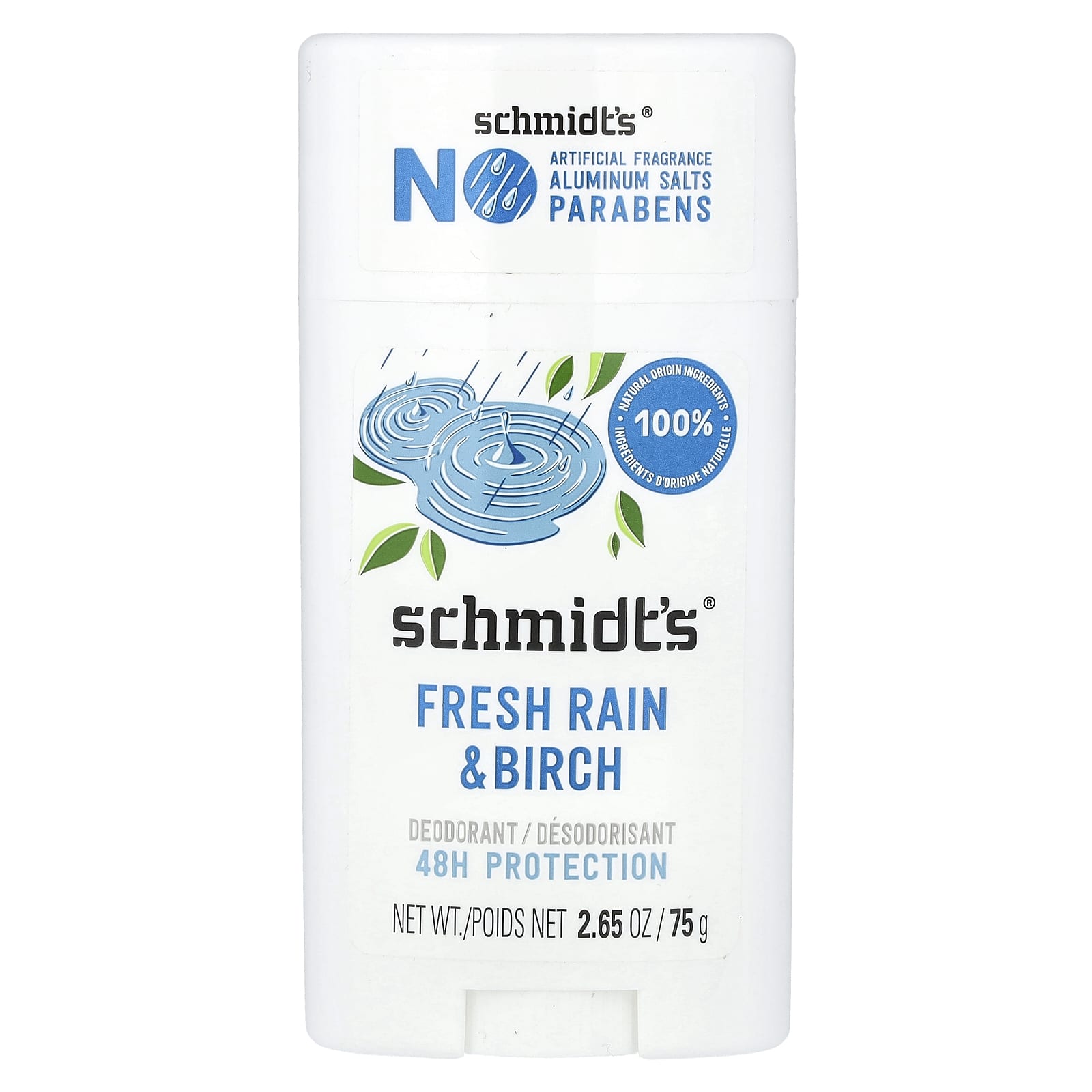 Schmidts Дезодорант Fresh Rain - Birch 75 г 265 унции 2090₽
