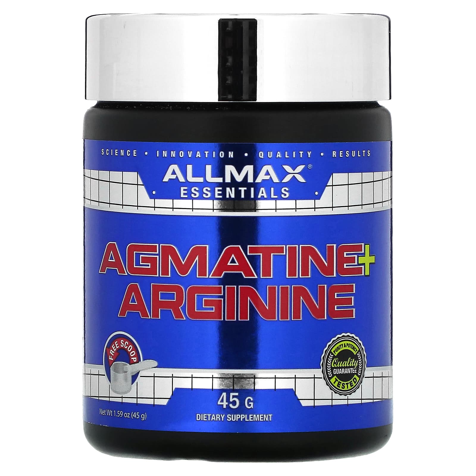 ALLMAX Essentials агматин и аргинин 45 г 159 унции 2290₽