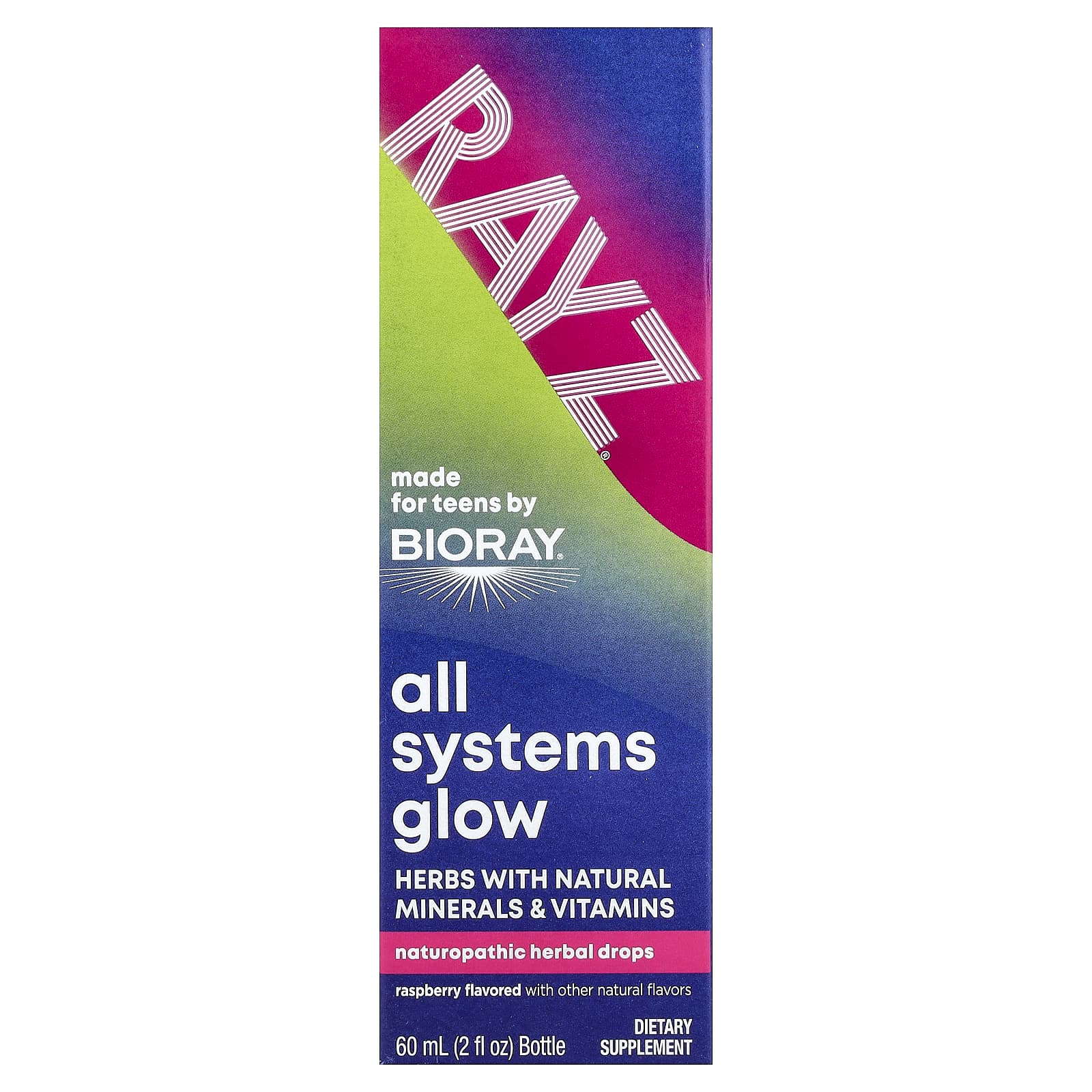 Bioray Rays All Systems Glow для подростков малина 59 мл 2 жидк Унции 6190₽
