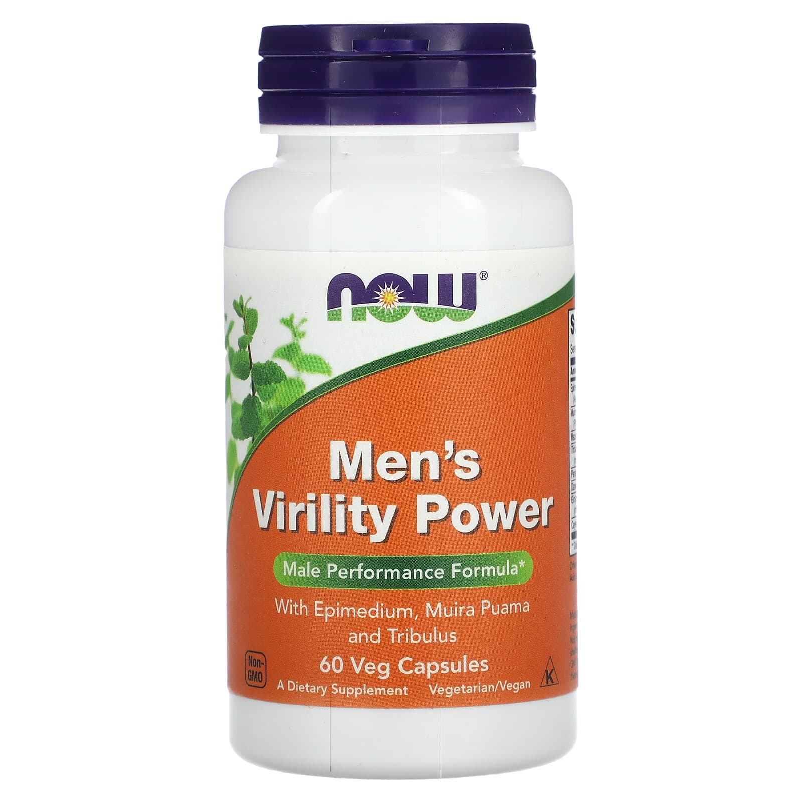 NOW Foods Mens Virility Power 60 растительных капсул 2590₽