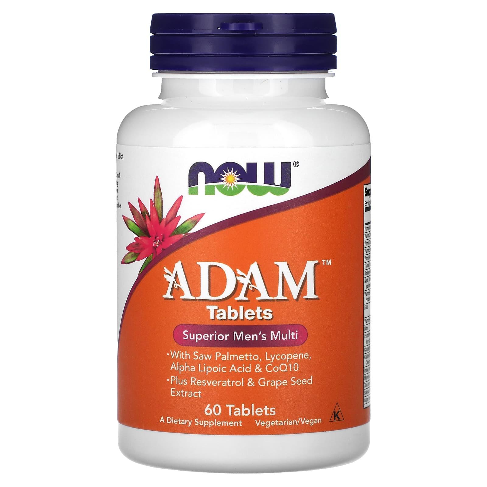 NOW Foods ADAM улучшенные мультивитамины для мужчин 60 таблеток 3290₽