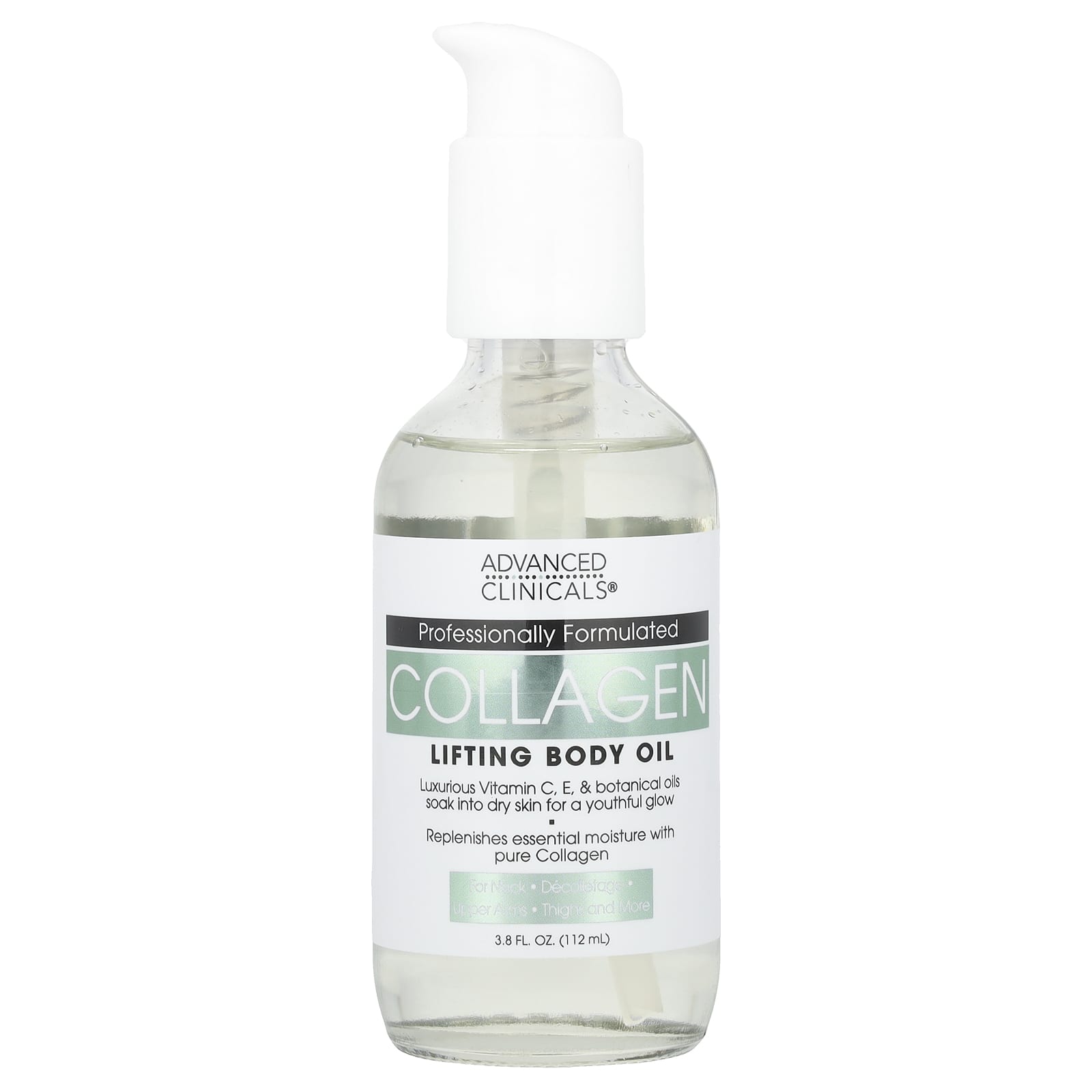 Advanced Clinicals Коллагеновое лифтинговое масло для тела 112 мл 38 жидк Унции 2890₽