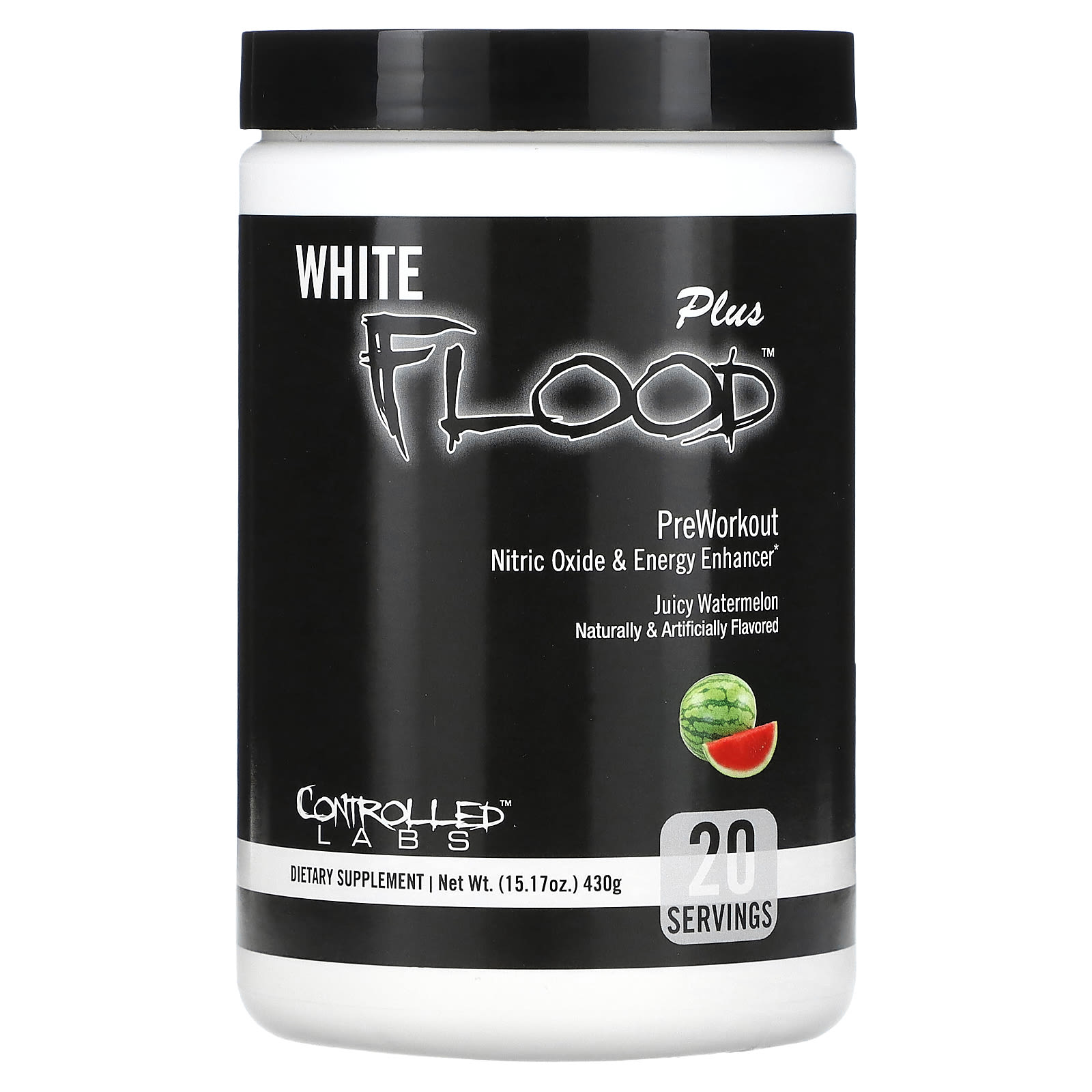 Controlled Labs White Flood Plus перед тренировкой сочный арбуз 430 г 1517 унции 7690₽