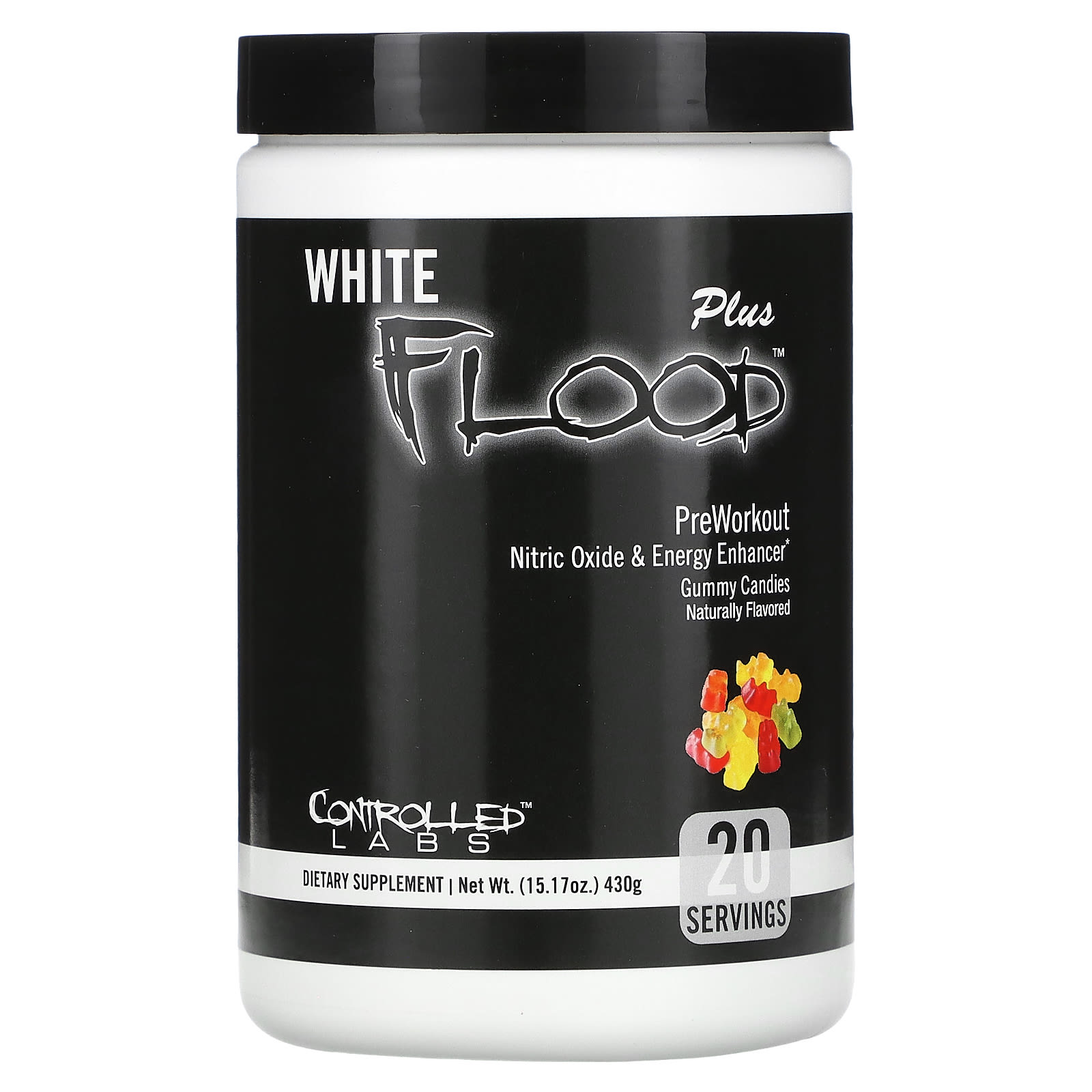 Controlled Labs White Flood Plus перед тренировкой жевательные конфеты 430 г 1517 унции 7690₽
