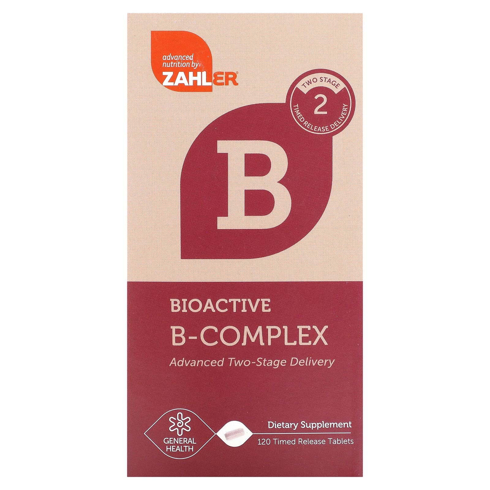 Zahler Bioactive B-Complex 120 таблеток с замедленным высвобождением 6190₽