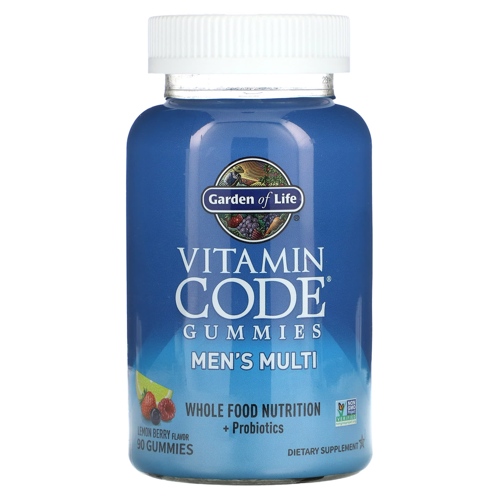Garden of Life Vitamin Code жевательные мармеладки мультивитамины для мужчин лимон и ягоды 90 жевательных таблеток 3590₽